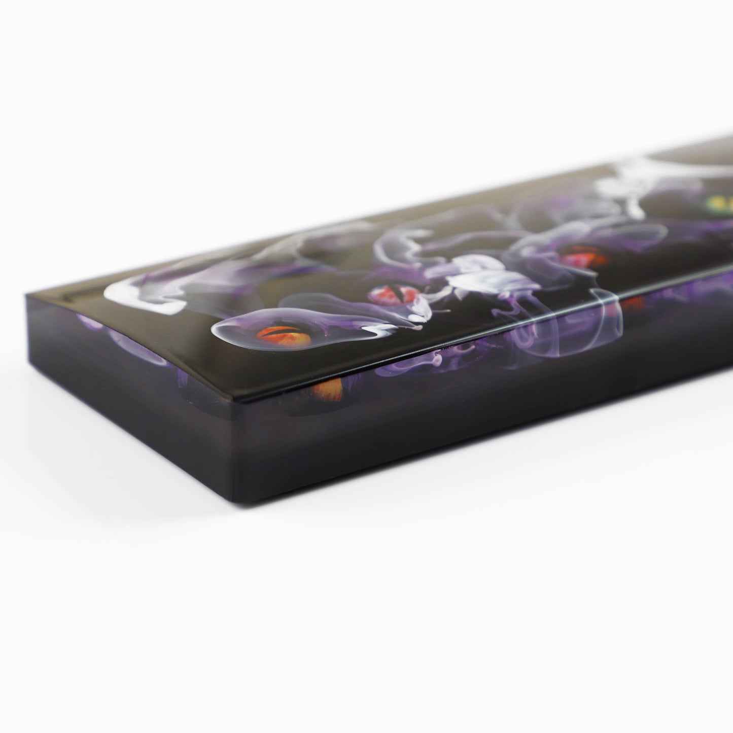 YMDK Evil Eye Resin Wrist Rest Cool Eye Rotatable Ergonomic Support for YMD68 Durable Non-Slip Hand Rest for Mechanical Keyboards Smooth Easy to Clean
