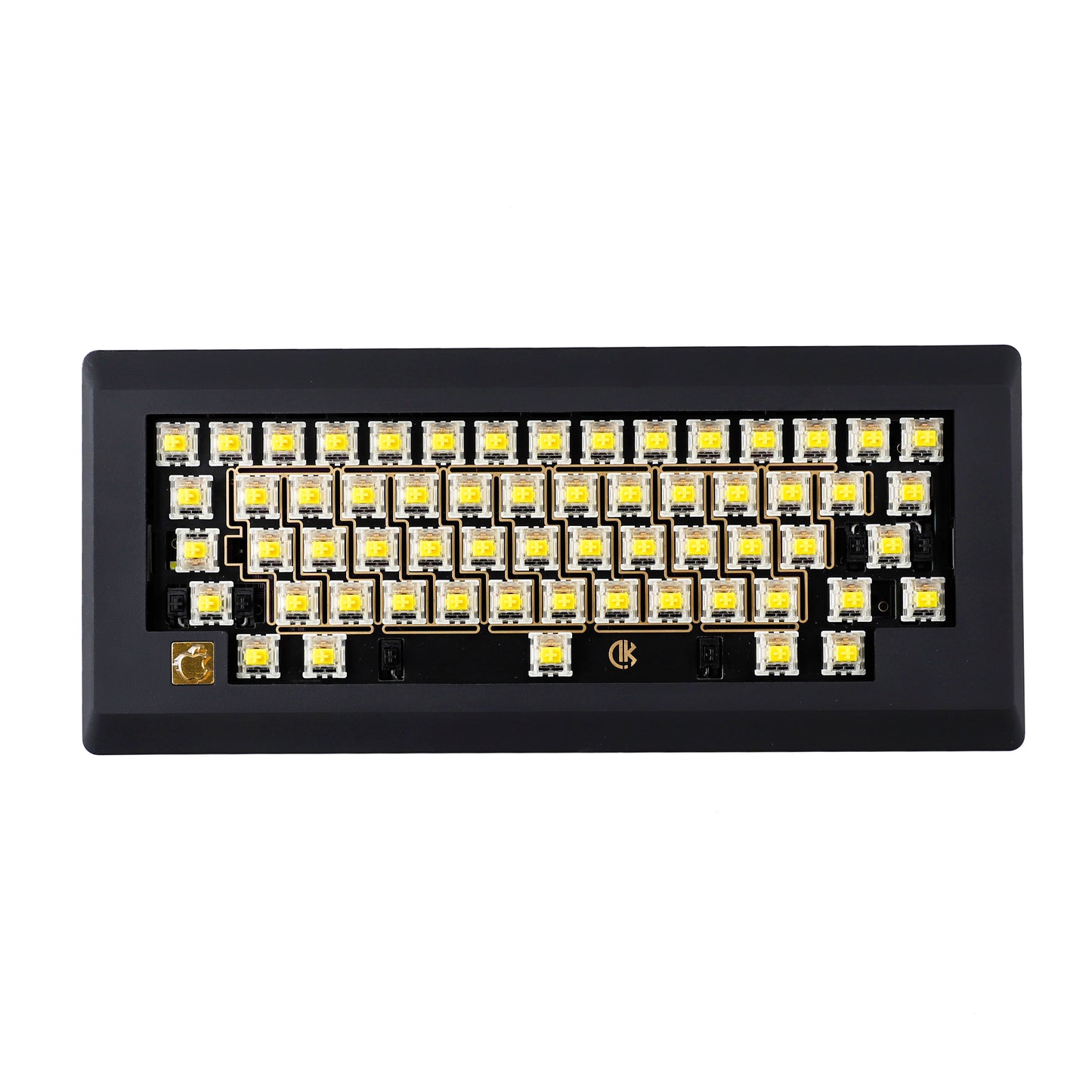 YMDK M0110 D0110 Retro Soldering PCB Gasket Mechanical Keyboard Kit (Support VIA VIAL Type C Detachable PCB Plastic Case FR4 Plate)