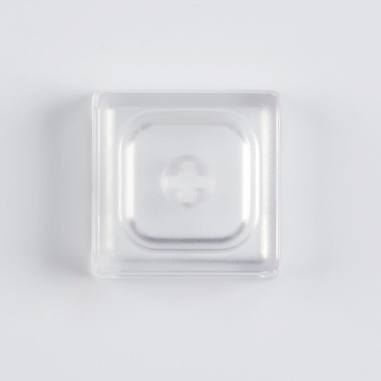 YMDK Blocks Low Profile Keycaps 16 Keys PBT Transparent Frosted Keycap for MX Mechanical Keyboard