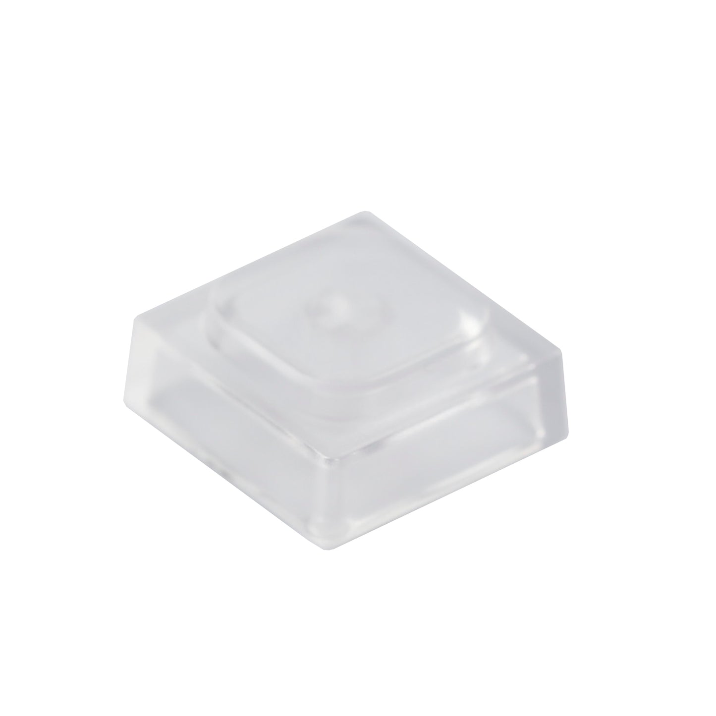 YMDK Blocks Low Profile Keycaps 16 Keys PBT Transparent Frosted Keycap for MX Mechanical Keyboard