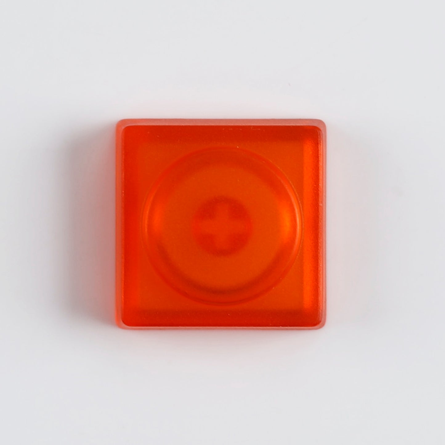 YMDK Blocks Low Profile Keycaps 16 Keys PBT Transparent Frosted Keycap for MX Mechanical Keyboard