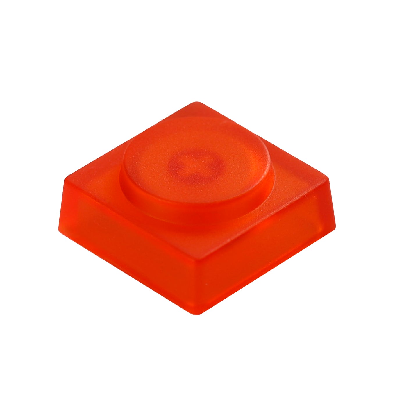 YMDK Blocks Low Profile Keycaps 16 Keys PBT Transparent Frosted Keycap for MX Mechanical Keyboard