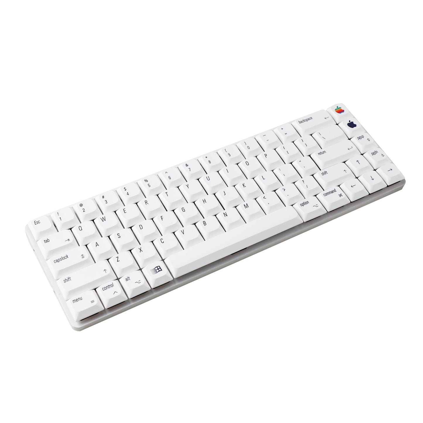 YMDK 127 Ultra-slim Mac Style Mx Low Profile Dye Sub PBT Keycaps For Mx 61 64 68 75 84 87 96 108 Layout Mechanical Keyboard