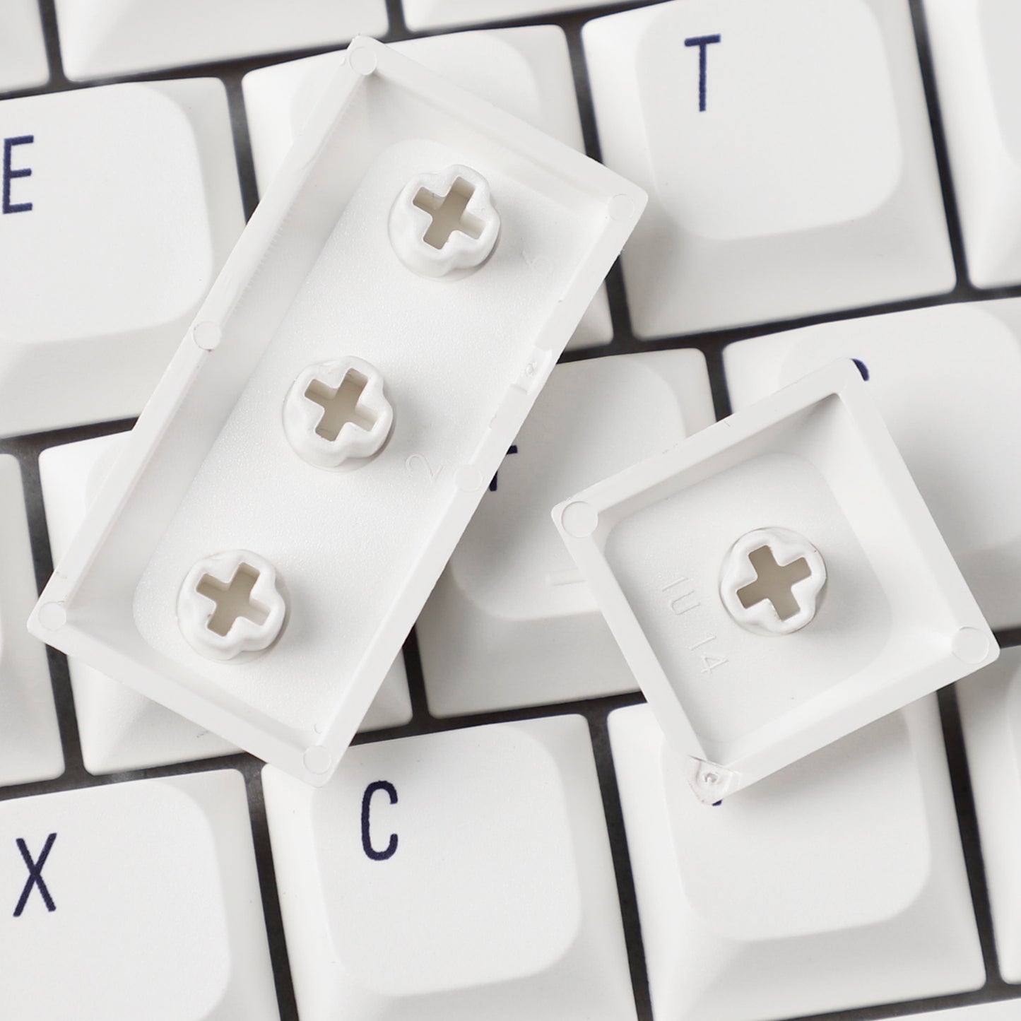 YMDK 127 Ultra-slim Key cap Mac Style Star Gradient Mx Low Profile Dye Sub PBT Keycaps For Mx 61 64 68 75 84 87 96 108 Layout Mechanical Keyboard