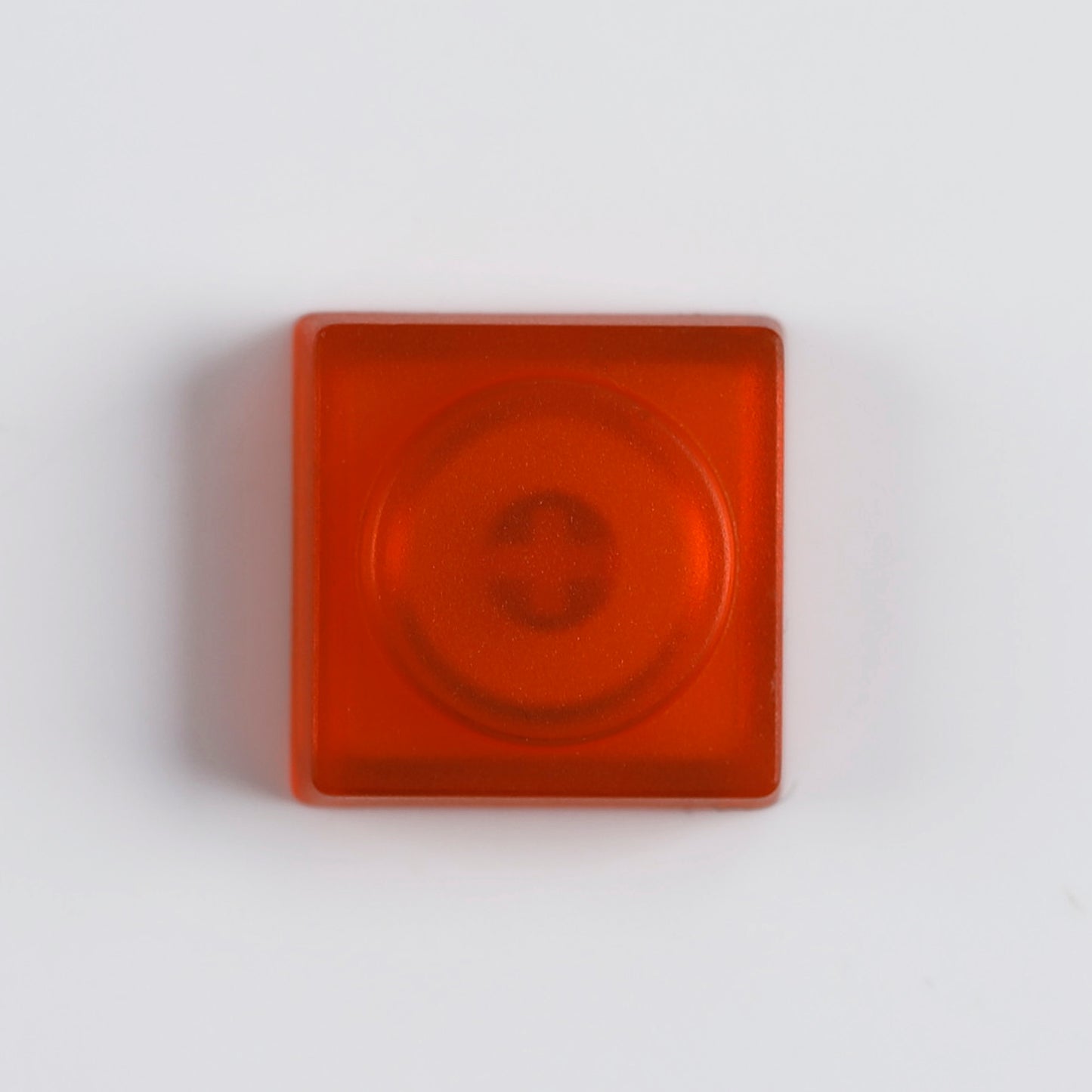 YMDK Blocks Low Profile Keycaps 16 Keys PBT Transparent Frosted Keycap for MX Mechanical Keyboard