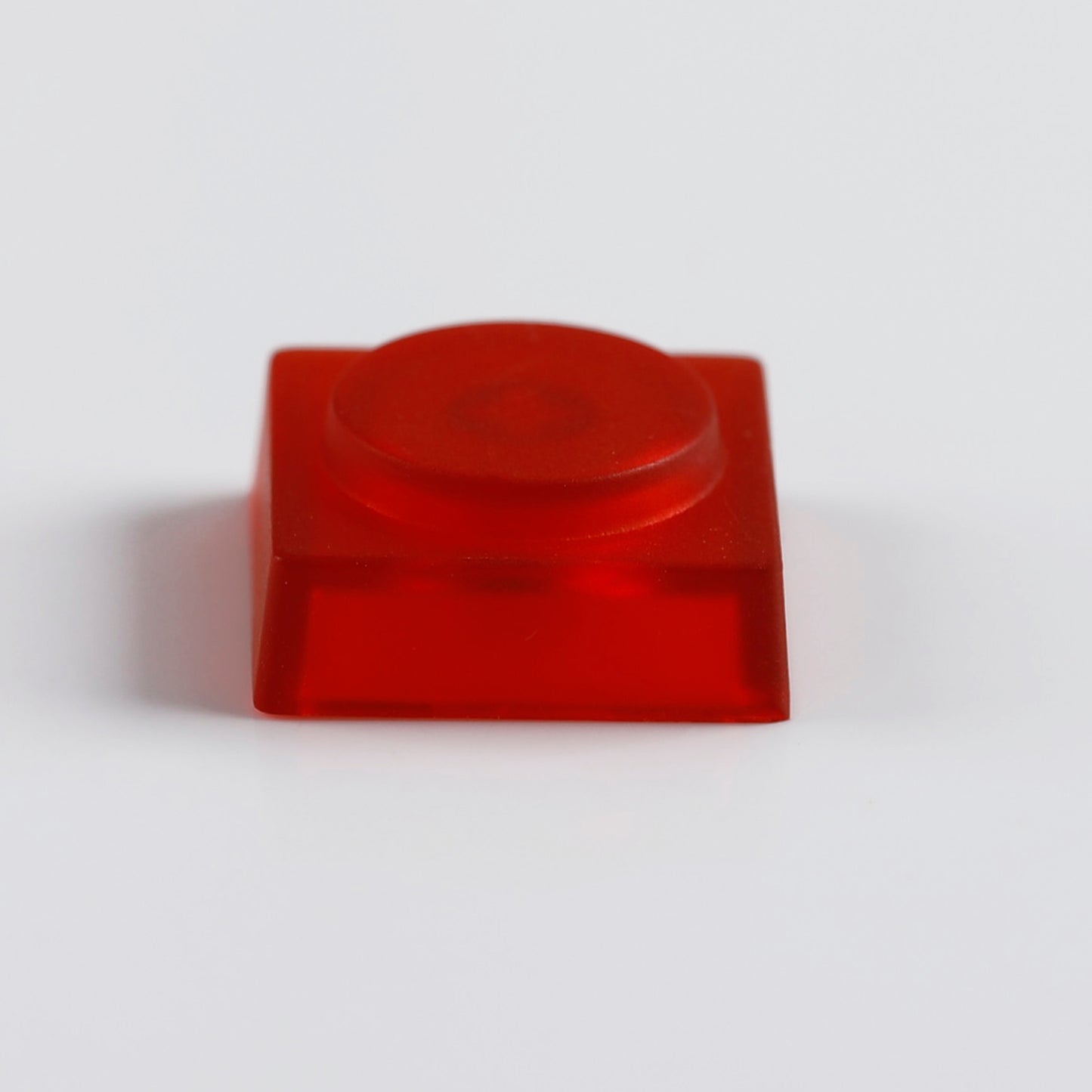 YMDK Blocks Low Profile Keycaps 16 Keys PBT Transparent Frosted Keycap for MX Mechanical Keyboard