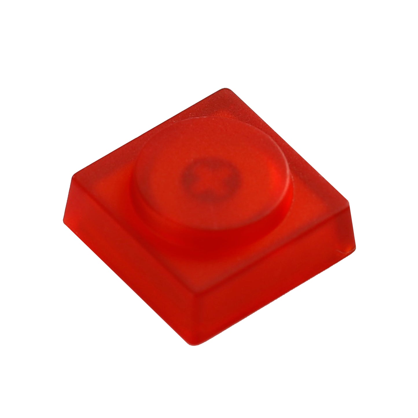YMDK Blocks Low Profile Keycaps 16 Keys PBT Transparent Frosted Keycap for MX Mechanical Keyboard