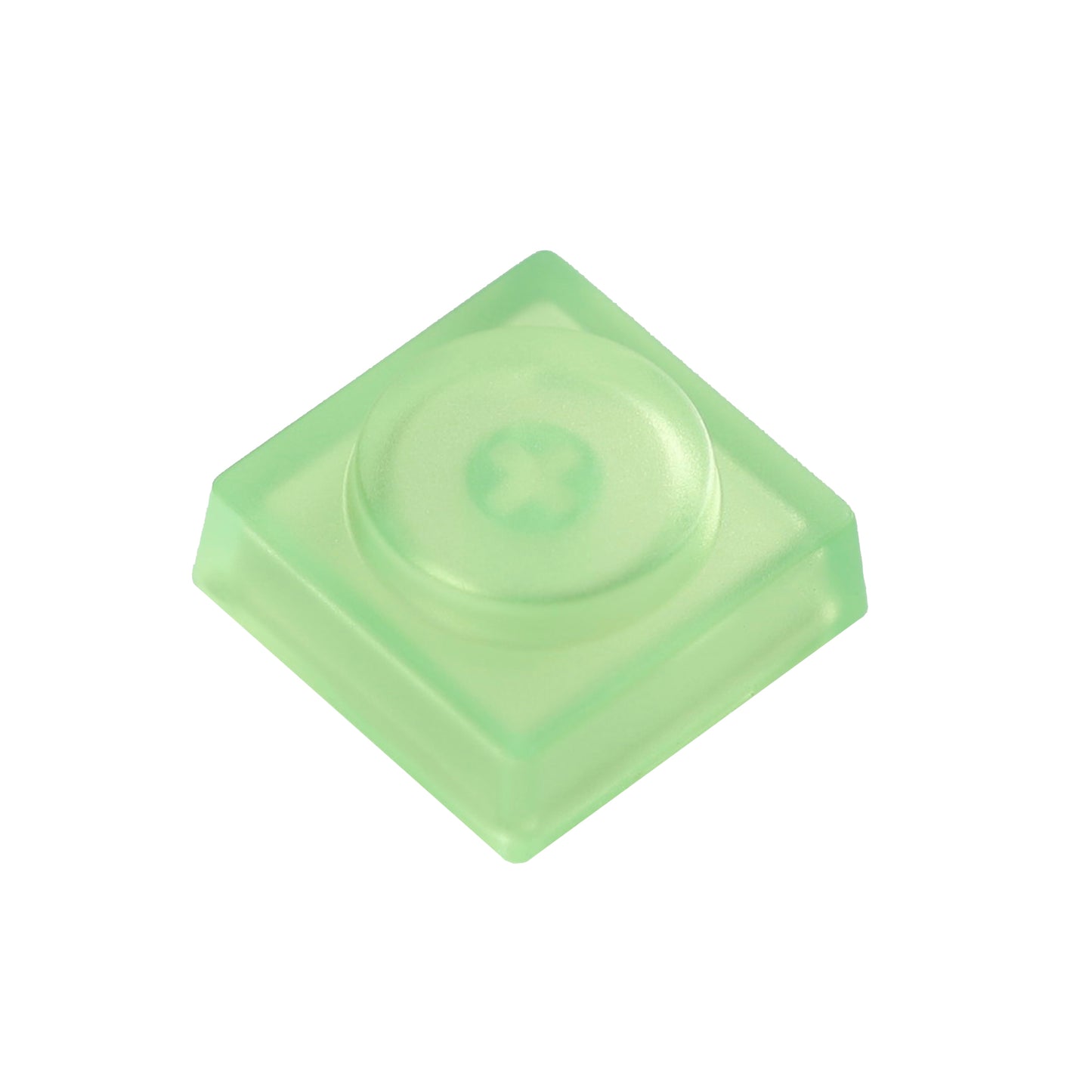 YMDK Blocks Low Profile Keycaps 16 Keys PBT Transparent Frosted Keycap for MX Mechanical Keyboard