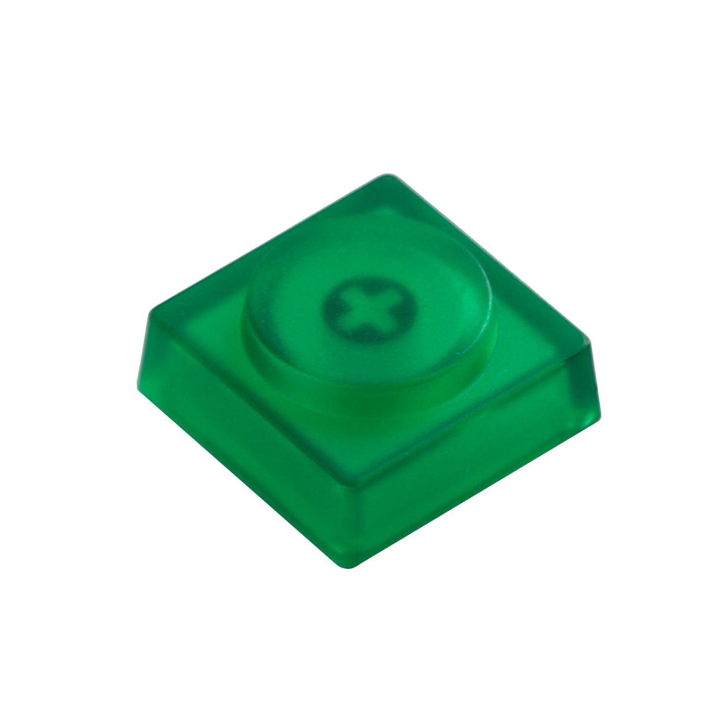 YMDK Blocks Low Profile Keycaps 16 Keys PBT Transparent Frosted Keycap for MX Mechanical Keyboard