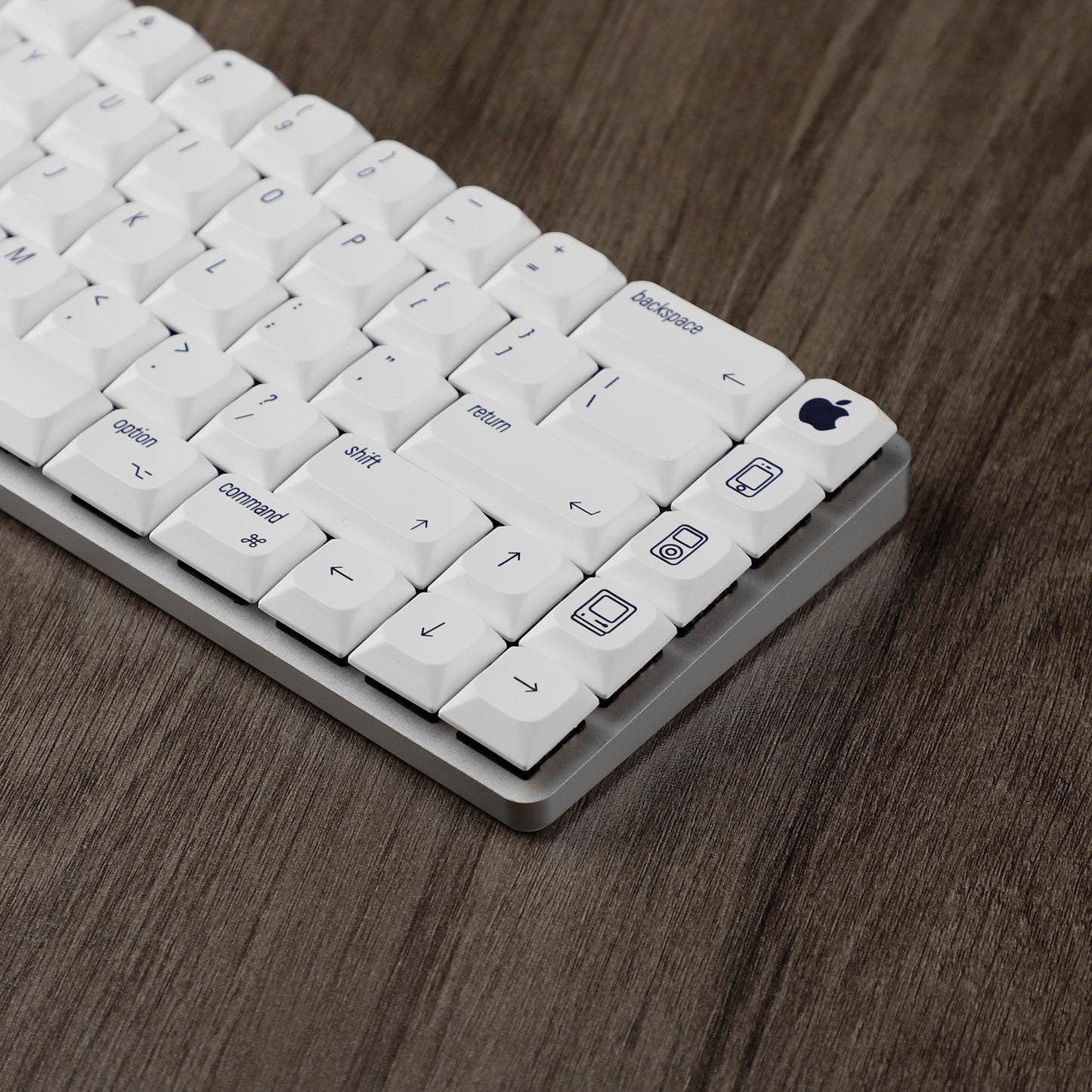 YMDK 127 Ultra-slim Key cap Mac Style Star Gradient Mx Low Profile Dye Sub PBT Keycaps For Mx 61 64 68 75 84 87 96 108 Layout Mechanical Keyboard