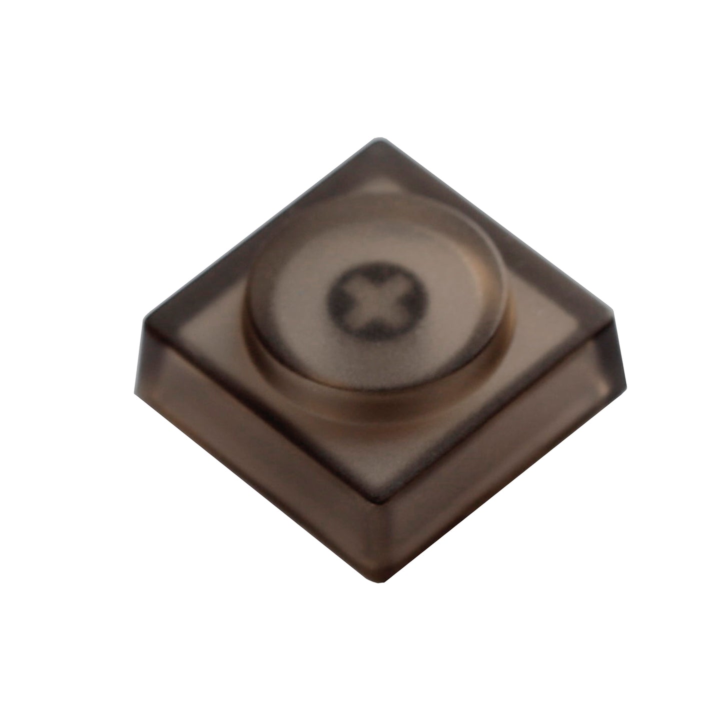 YMDK Blocks Low Profile Keycaps 16 Keys PBT Transparent Frosted Keycap for MX Mechanical Keyboard