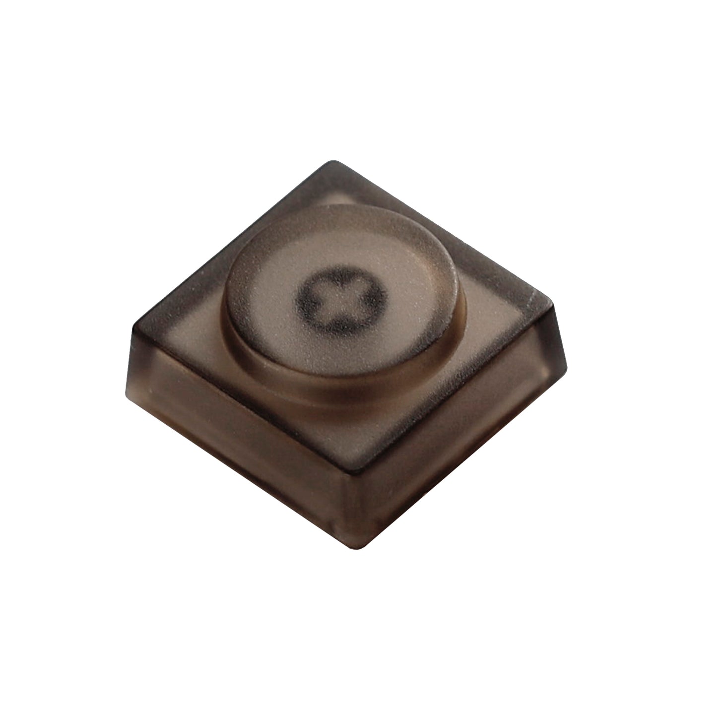 YMDK Blocks Low Profile Keycaps 16 Keys PBT Transparent Frosted Keycap for MX Mechanical Keyboard