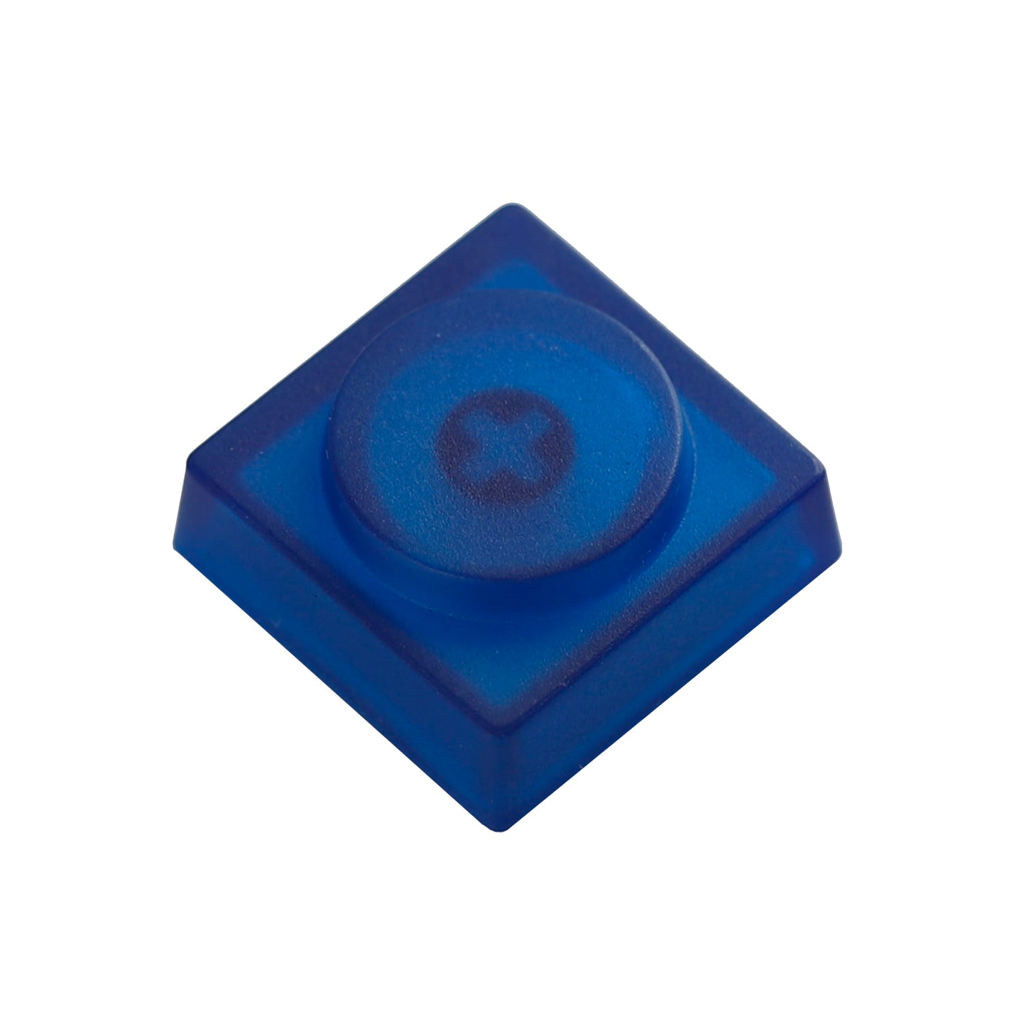 YMDK Blocks Low Profile Keycaps 16 Keys PBT Transparent Frosted Keycap for MX Mechanical Keyboard