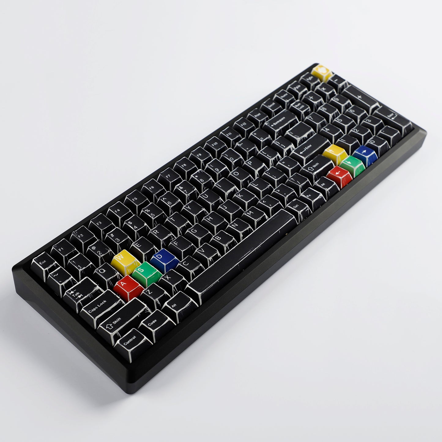 YMDK Color Comics Theme 141 keys PBT Keycap Top Print Dye Sub Cherry Profile Custom Keycaps for MX Mechanical Keyboard