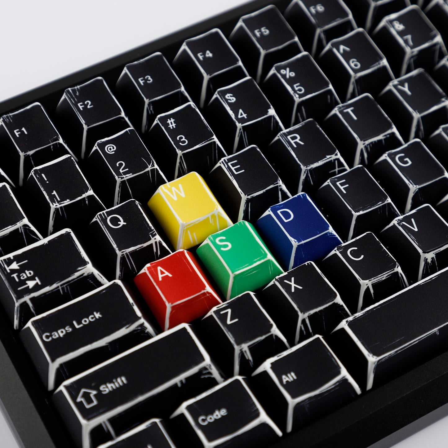 YMDK Color Comics Theme 141 keys PBT Keycap Top Print Dye Sub Cherry Profile Custom Keycaps for MX Mechanical Keyboard