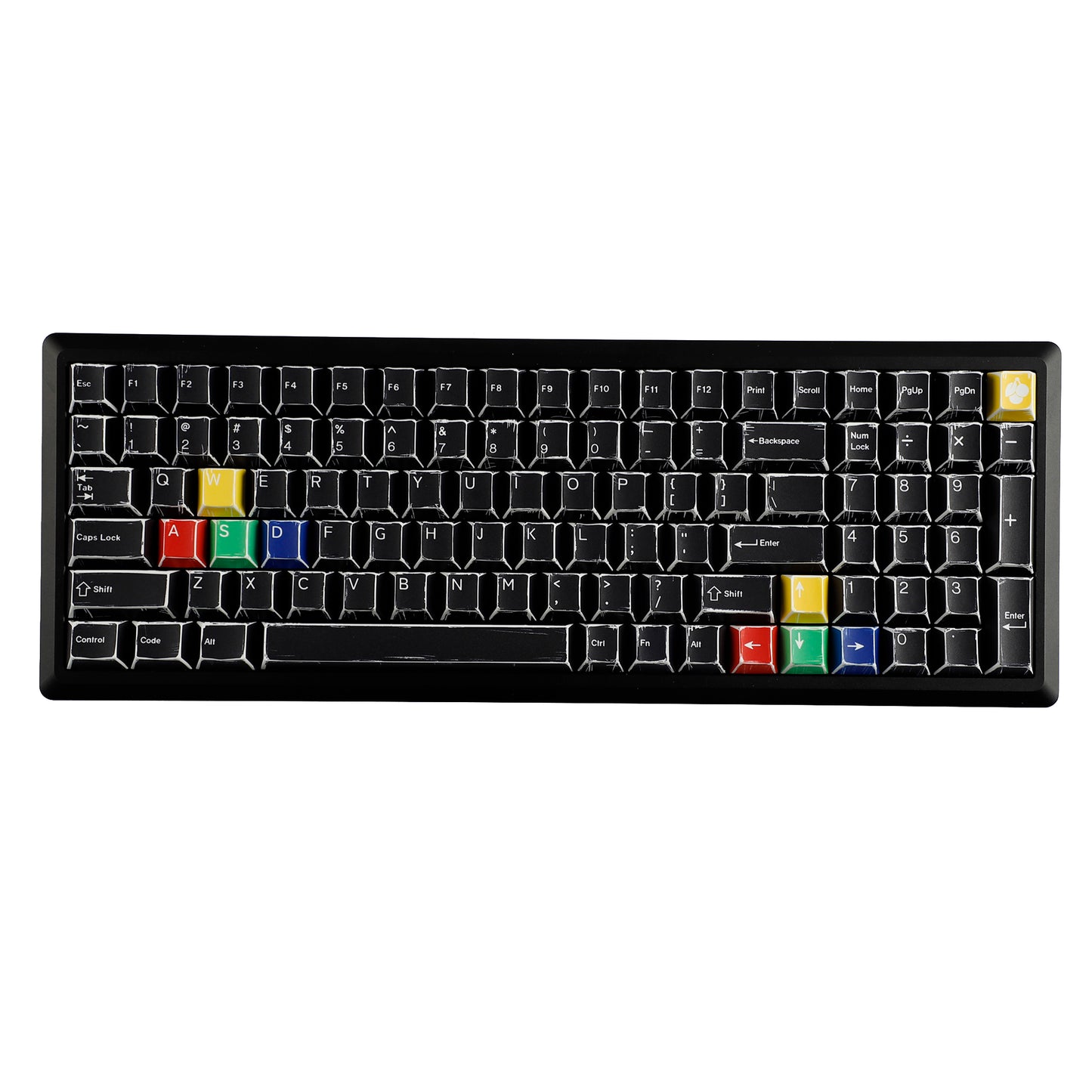 YMDK Color Comics Theme 141 keys PBT Keycap Top Print Dye Sub Cherry Profile Custom Keycaps for MX Mechanical Keyboard