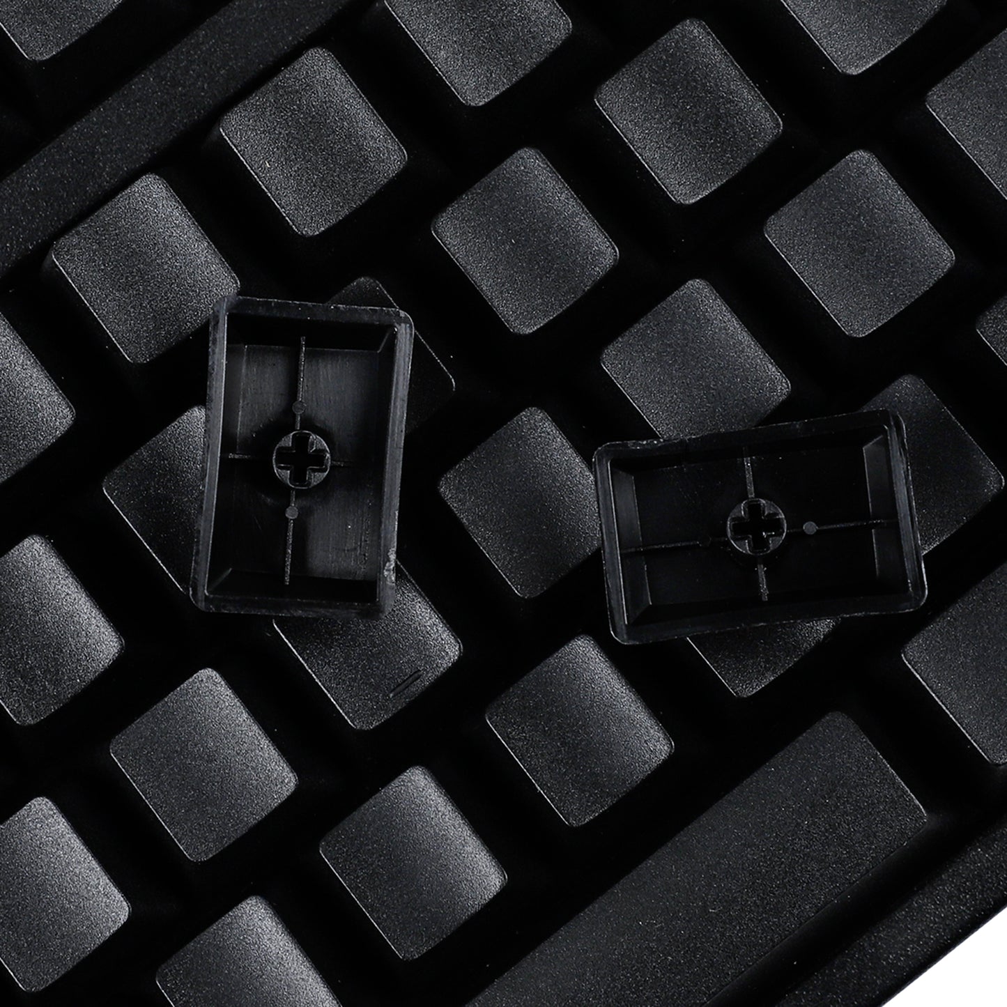 YMDK 127 Black Blank Keycaps(OEM Profile PBT 1.5mm/108 TKL 60% 96 75% 65% NCR-80 HHKB using)