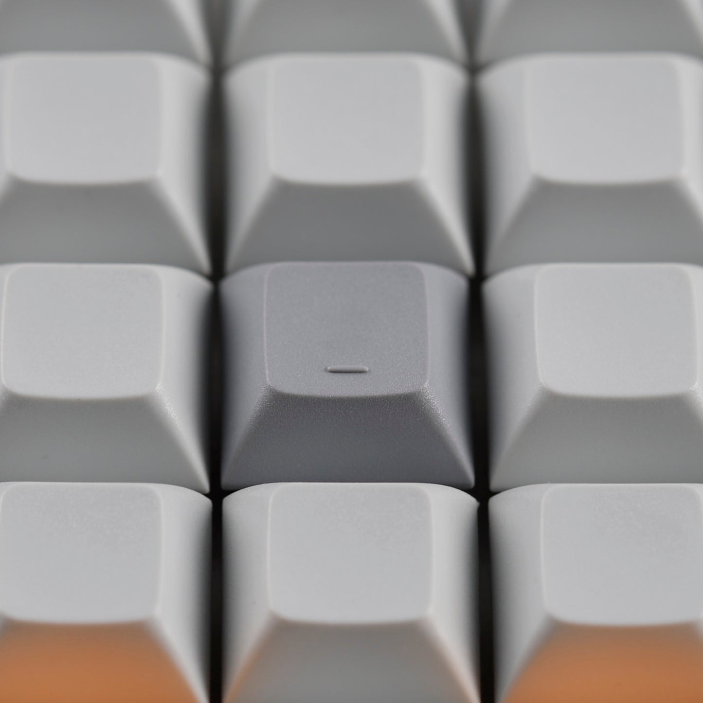 YMDK Blank DSA 1u Keycap 1.4mm PBT FJ blind spot-3pcs Keycaps For MX Switches Keyboard