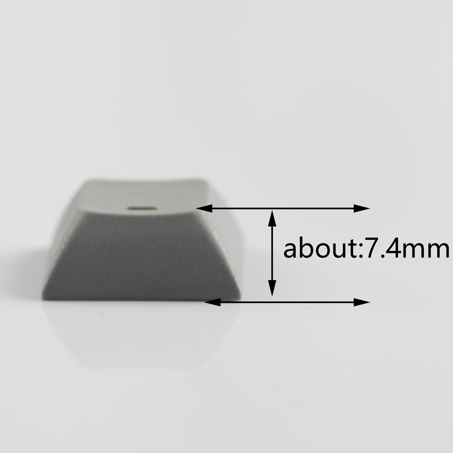 YMDK Blank DSA 1u Keycap 1.4mm PBT FJ blind spot-3pcs Keycaps For MX Switches Keyboard