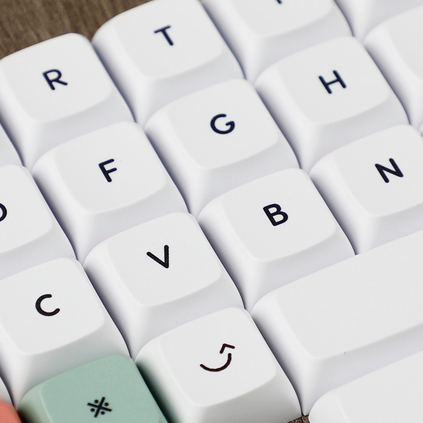 YMDK Colorful theme Dye-Sub Top print Blank XDA Keycap 1.7mm PBT For MX Switches 40% Split36 Split46 Keyboard Planck YMD40v2 Niu40