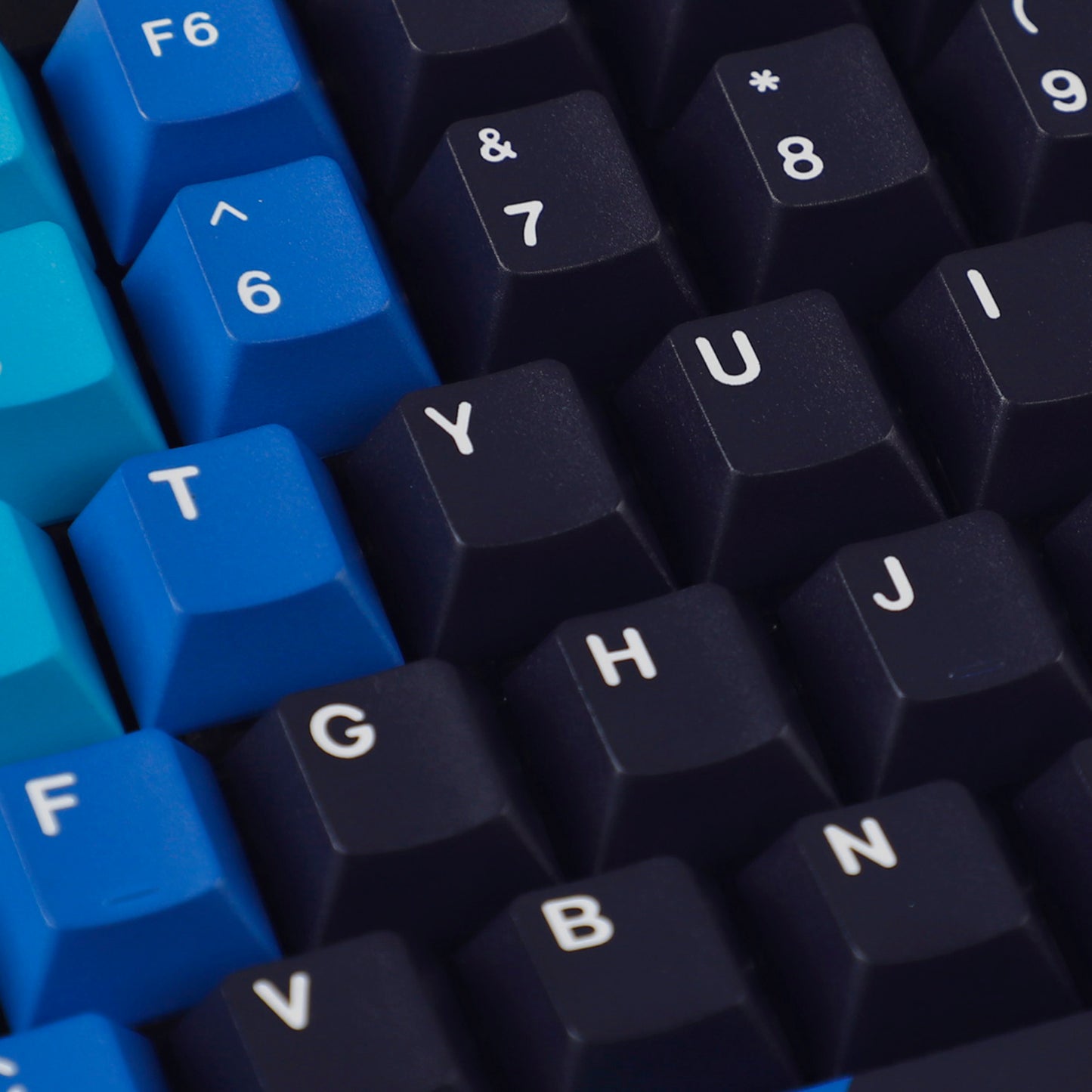 YMDK 1988 Gradient 129 keys Cherry Profile Keycaps Gaming Keyboard PBT For MX Switch Mechanical Keyboard