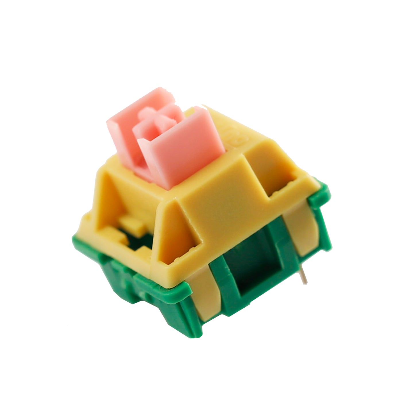 Outemu Four Seasons Hotswap Keyboard Switch 3-Pin 55gf Pre-lubed Spring Breeze Lotus Switch Tactile Switches for Mechanical Keyboards