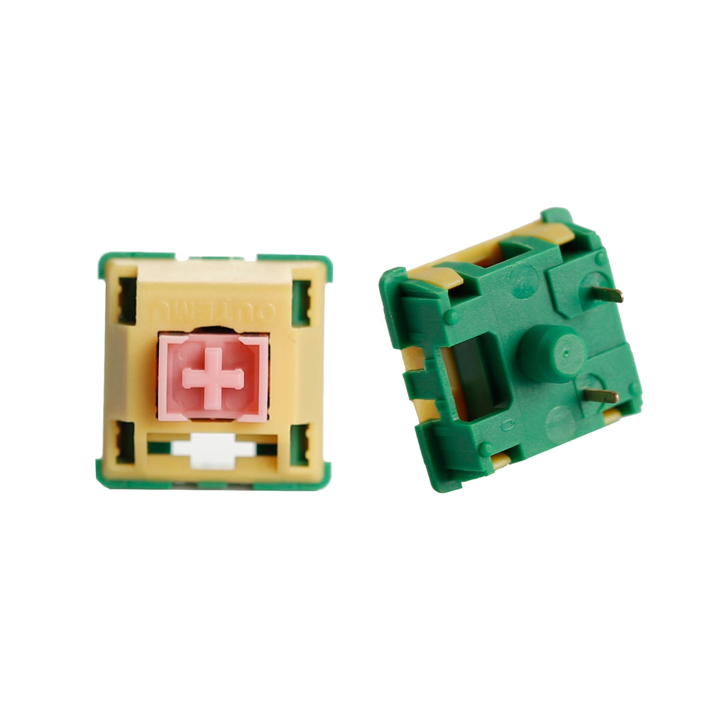 Outemu Four Seasons Hotswap Keyboard Switch 3-Pin 55gf Pre-lubed Spring Breeze Lotus Switch Tactile Switches for Mechanical Keyboards