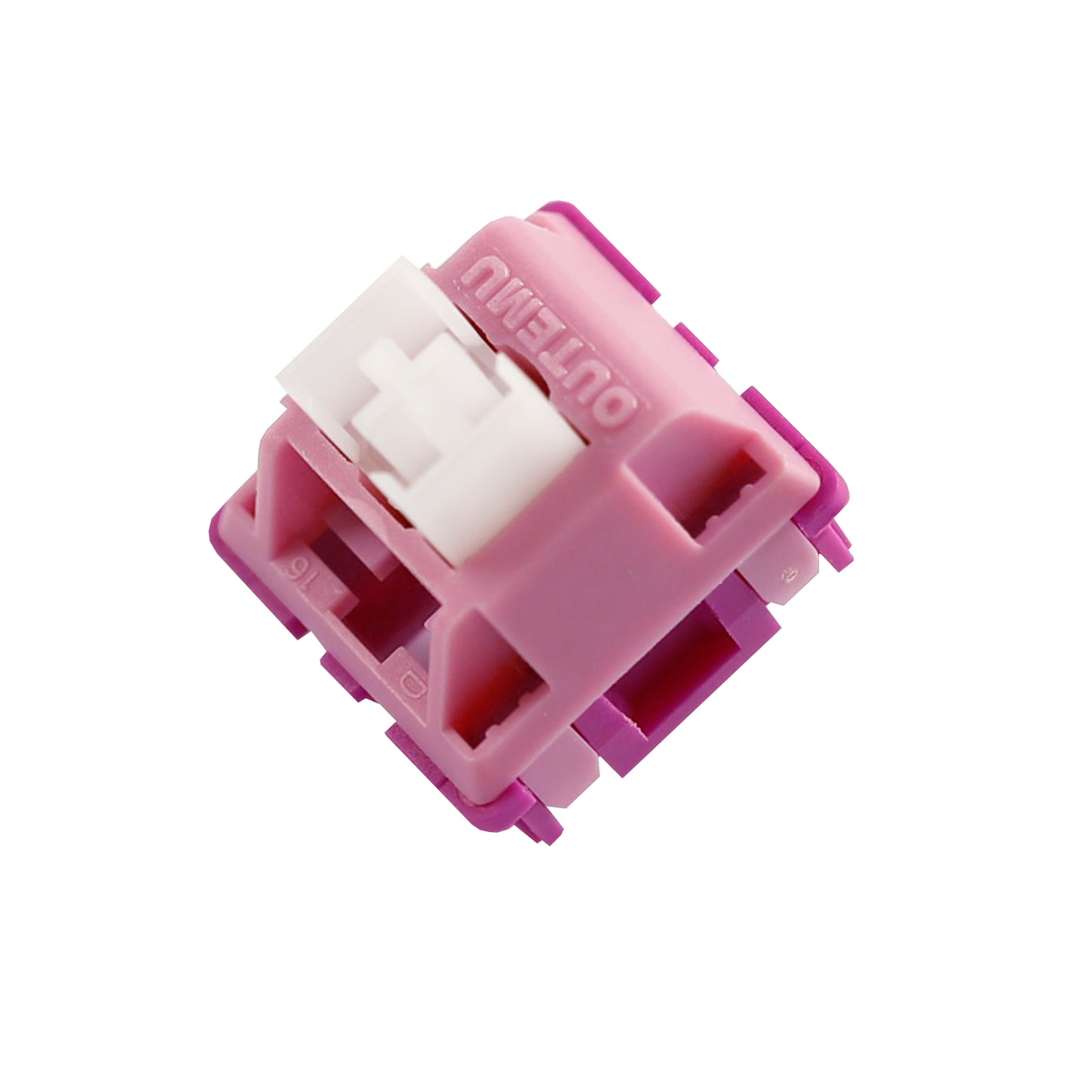 Outemu Four Seasons Hotswap Keyboard Switch 3-Pin 55gf Pre-lubed Spring Breeze Lotus Switch Tactile Switches for Mechanical Keyboards