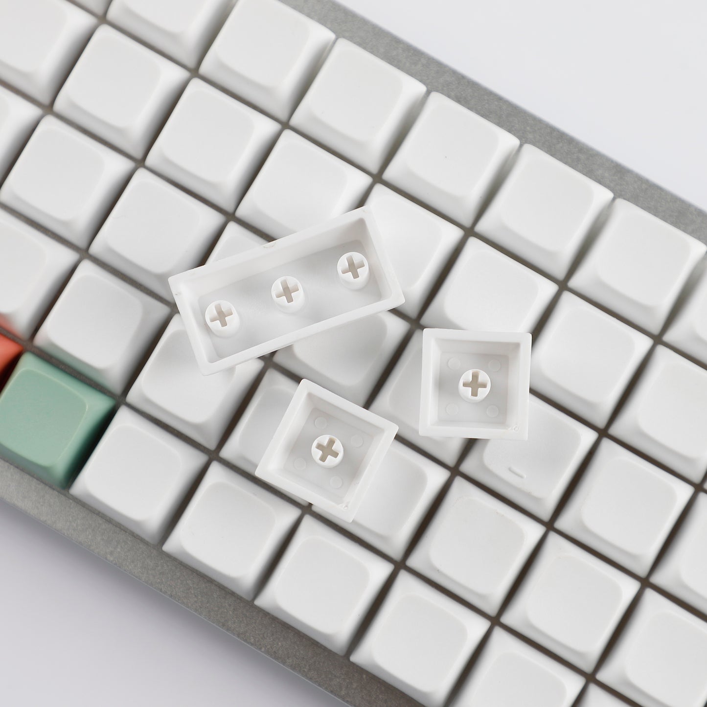 YMDK Colorful theme Dye-Sub Top print Blank XDA Keycap 1.7mm PBT For MX Switches 40% ID75 Split36 Split46 Keyboard Planck YMD40v2 Niu40