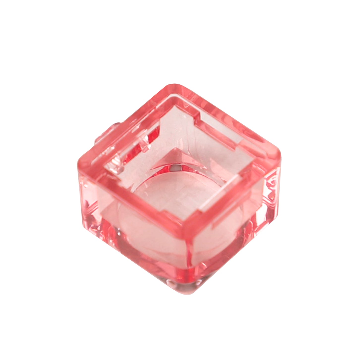 YMDK Mechanical Switch Key Toy Keychain 1U Acrylic Custom Stress Relief Gifts Toys For Keyboard Switches Tester Kit Without LED Light