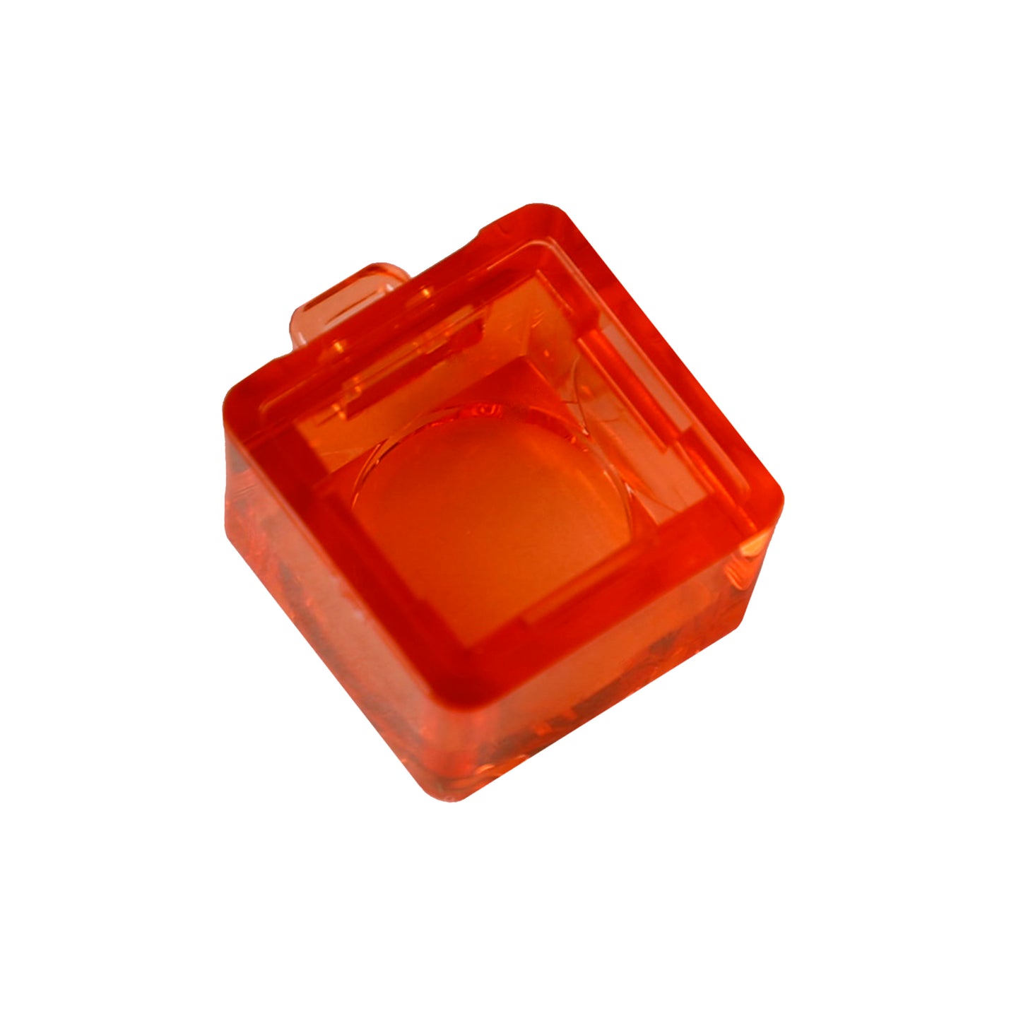 YMDK Mechanical Switch Key Toy Keychain 1U Acrylic Custom Stress Relief Gifts Toys For Keyboard Switches Tester Kit Without LED Light