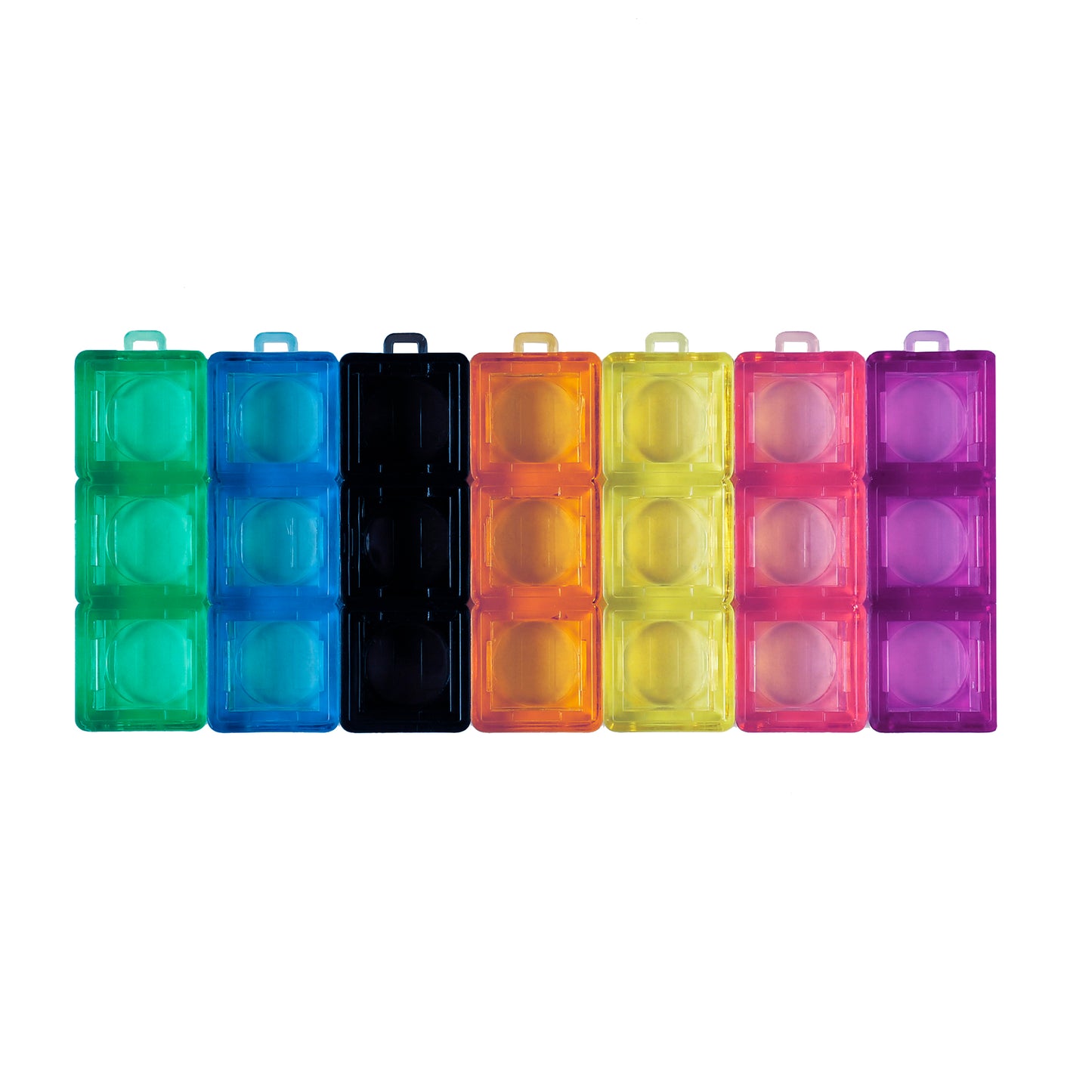 YMDK Mechanical Switch Key Toy Keychain 1U Acrylic Custom Stress Relief Gifts Toys For Keyboard Switches Tester Kit Without LED Light