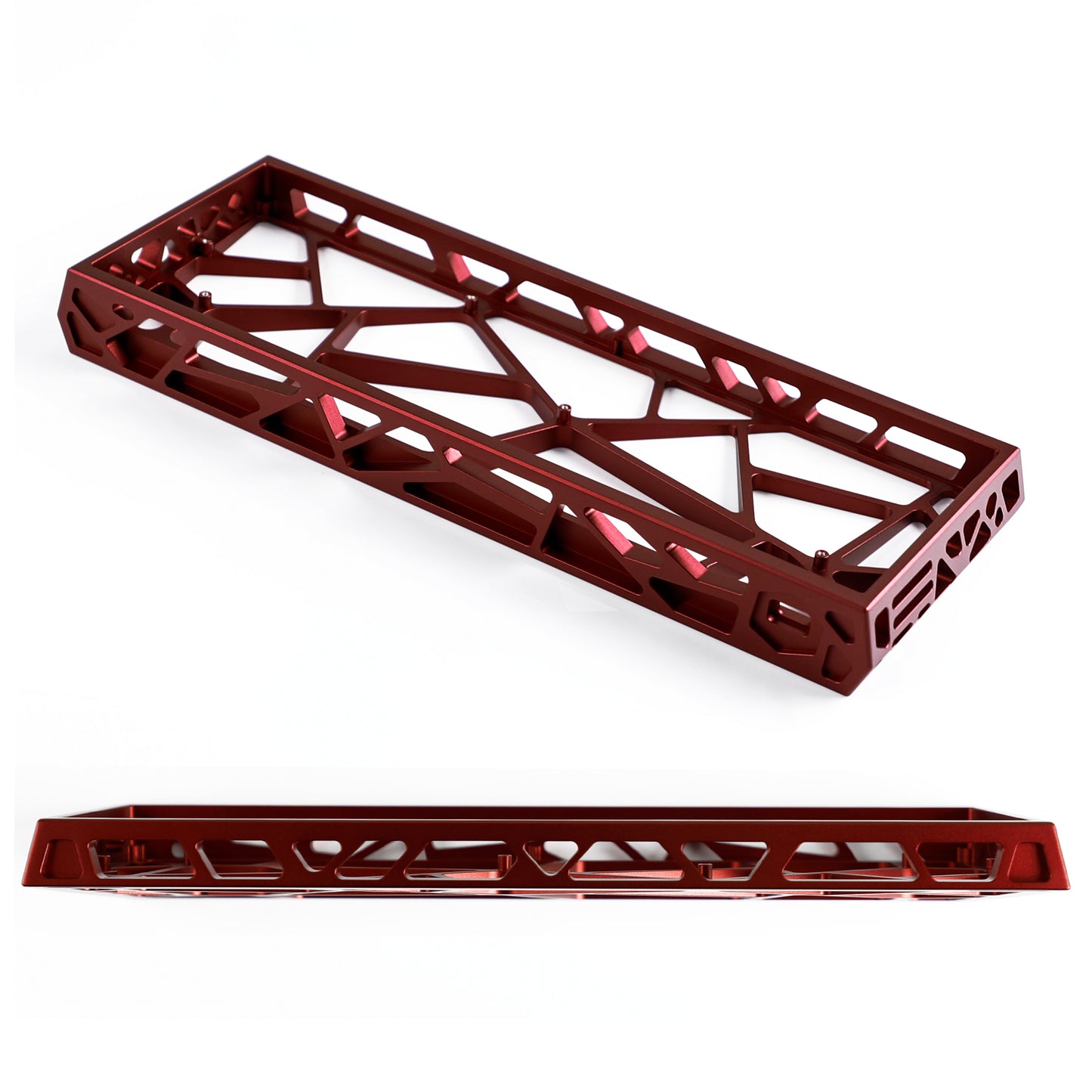 YMDK 60% Hollow60 Aluminum Case(Poker2 Pok3r Faceu60 YD60MQ GK61 GK64 DK64 YMD62 Supported)