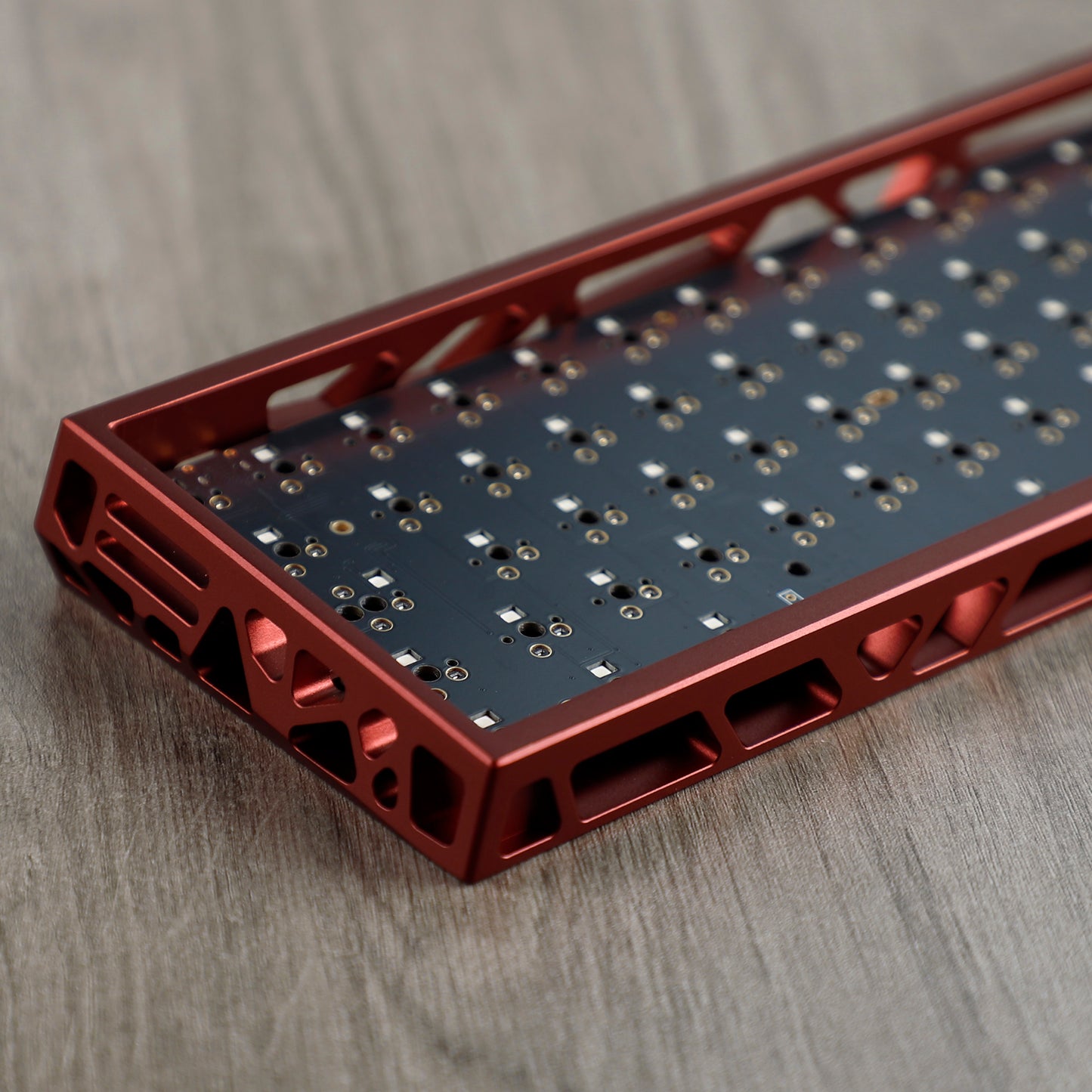 YMDK 60% Hollow60 Aluminum Case(Poker2 Pok3r Faceu60 YD60MQ GK61 GK64 DK64 YMD62 Supported)
