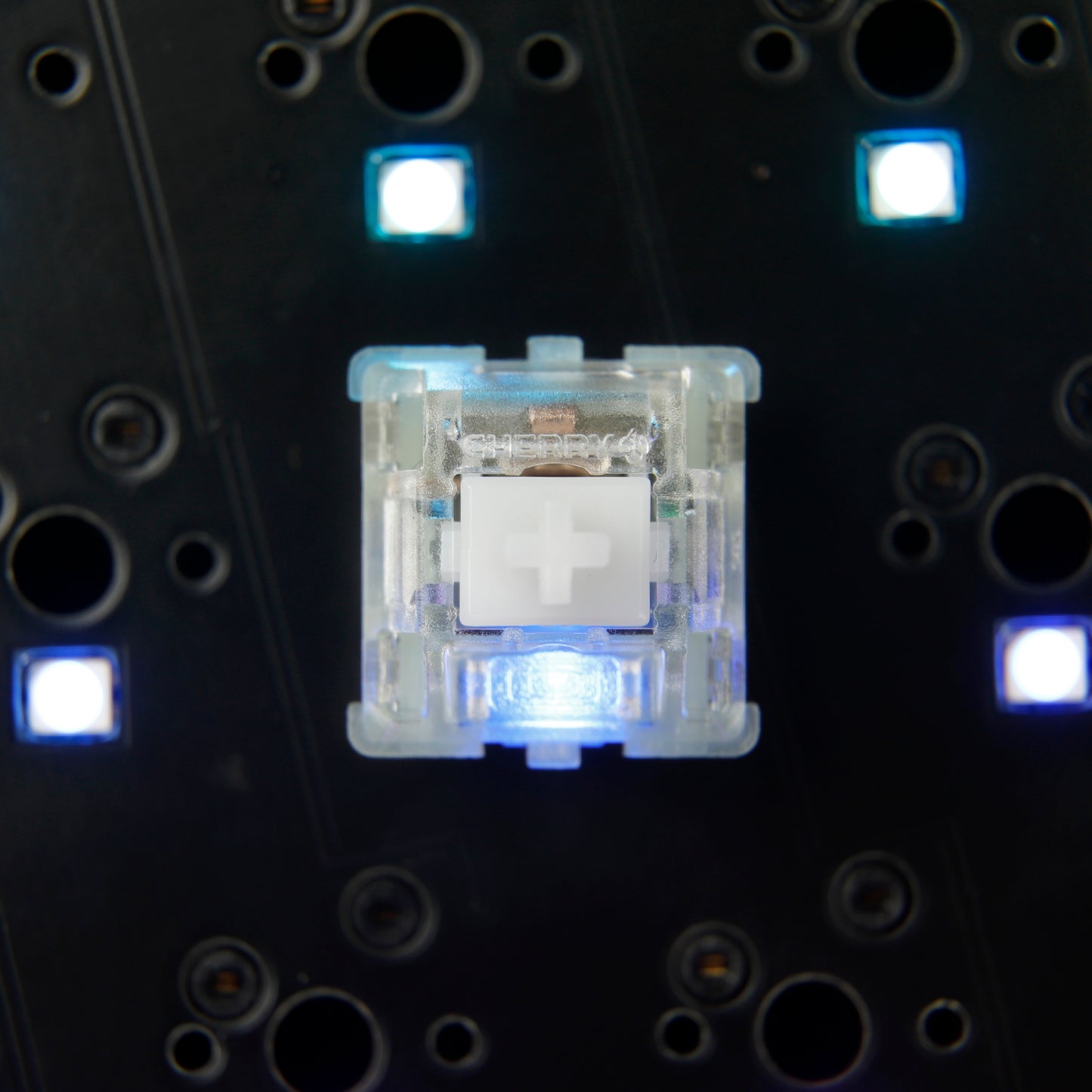 Cherry MX RGB Ergo Clear SMD Switches(3 Pin Tactile Lubed/MX1A-H1NN)