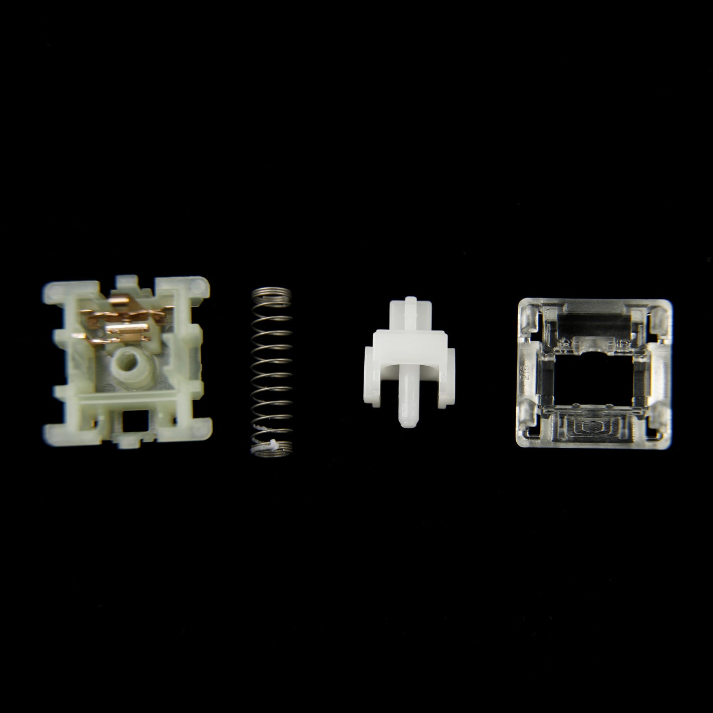 Cherry MX RGB Ergo Clear SMD Switches(3 Pin Tactile Lubed/MX1A-H1NN)
