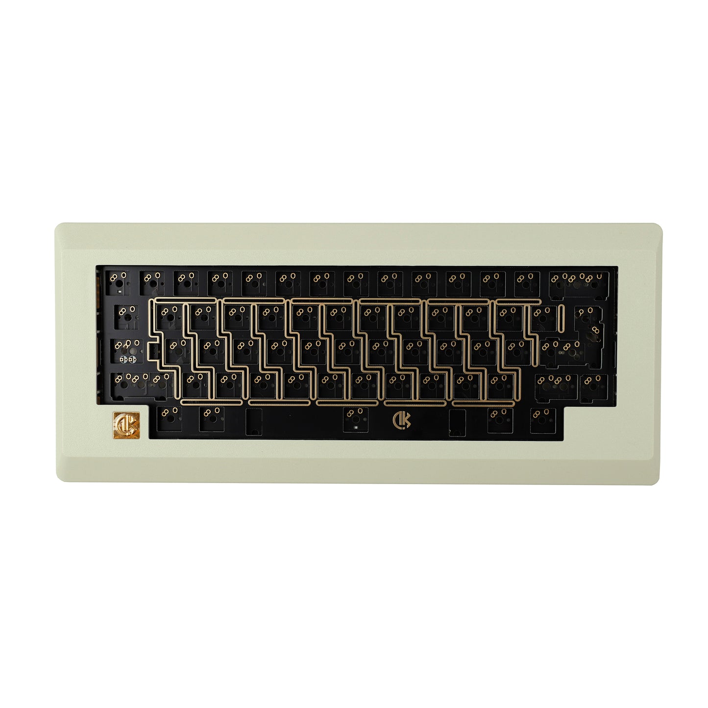 YMDK M0110 D0110 Retro Soldering PCB Gasket Mechanical Keyboard Kit (Support VIA VIAL Type C Detachable PCB Plastic Case FR4 Plate)