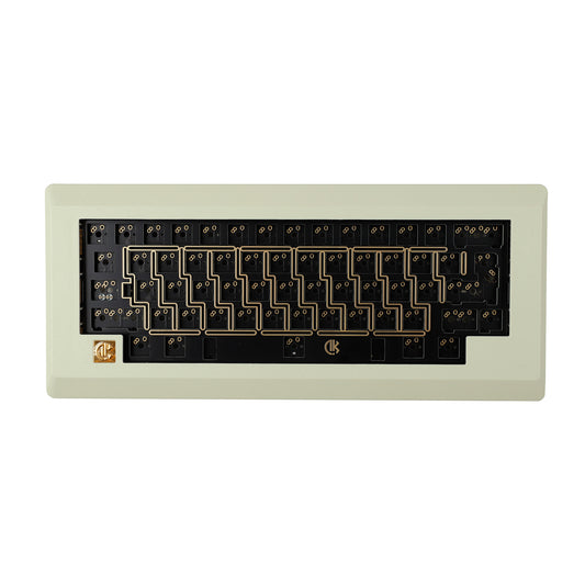 YMDK M0110 D0110 Retro Soldering PCB Gasket Mechanical Keyboard Kit （Support VIA VIAL Type C Detachable PCB Plastic Case FR4 Plate）