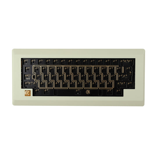 YMDK M0110 D0110 Retro Soldering PCB Gasket Mechanical Keyboard Kit (Support VIA VIAL Type C Detachable PCB Plastic Case FR4 Plate)