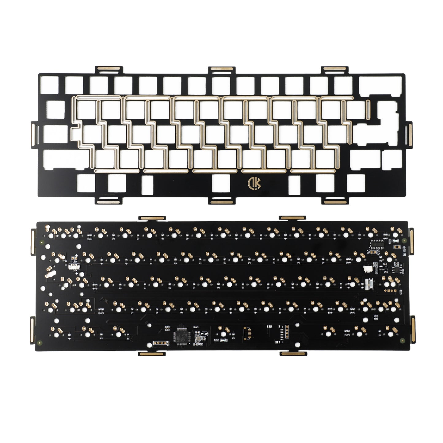 YMDK M0110 D0110 Retro Soldering PCB Gasket Mechanical Keyboard Kit (Support VIA VIAL Type C Detachable PCB Plastic Case FR4 Plate)