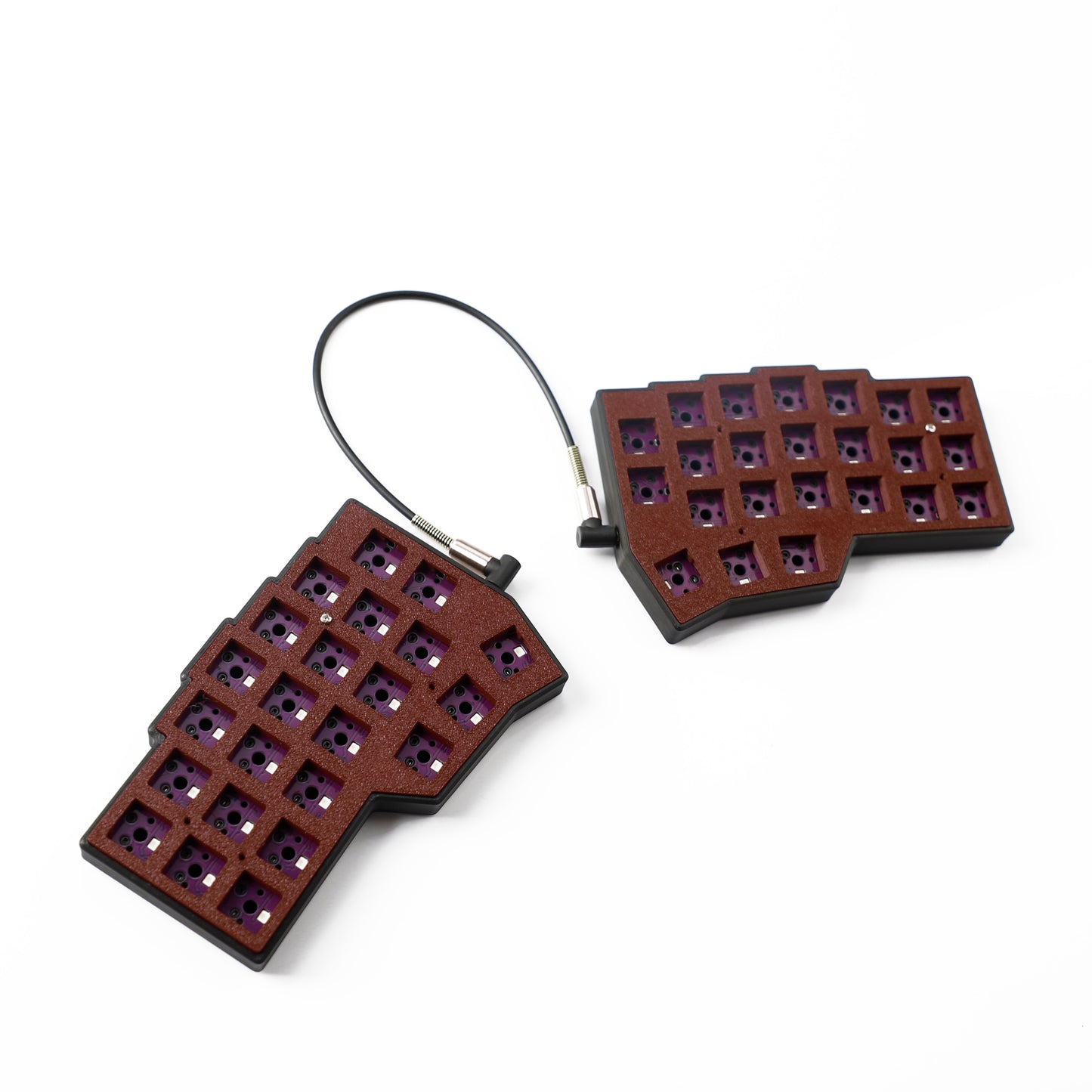YMDK Split Keyboard Corne V4.1 46 Keys Ergonomic Hotswappable 40% Layout 3D Print case RGB QMK Vial All Key Programmable Mini Independent Gaming Keyboard Kit
