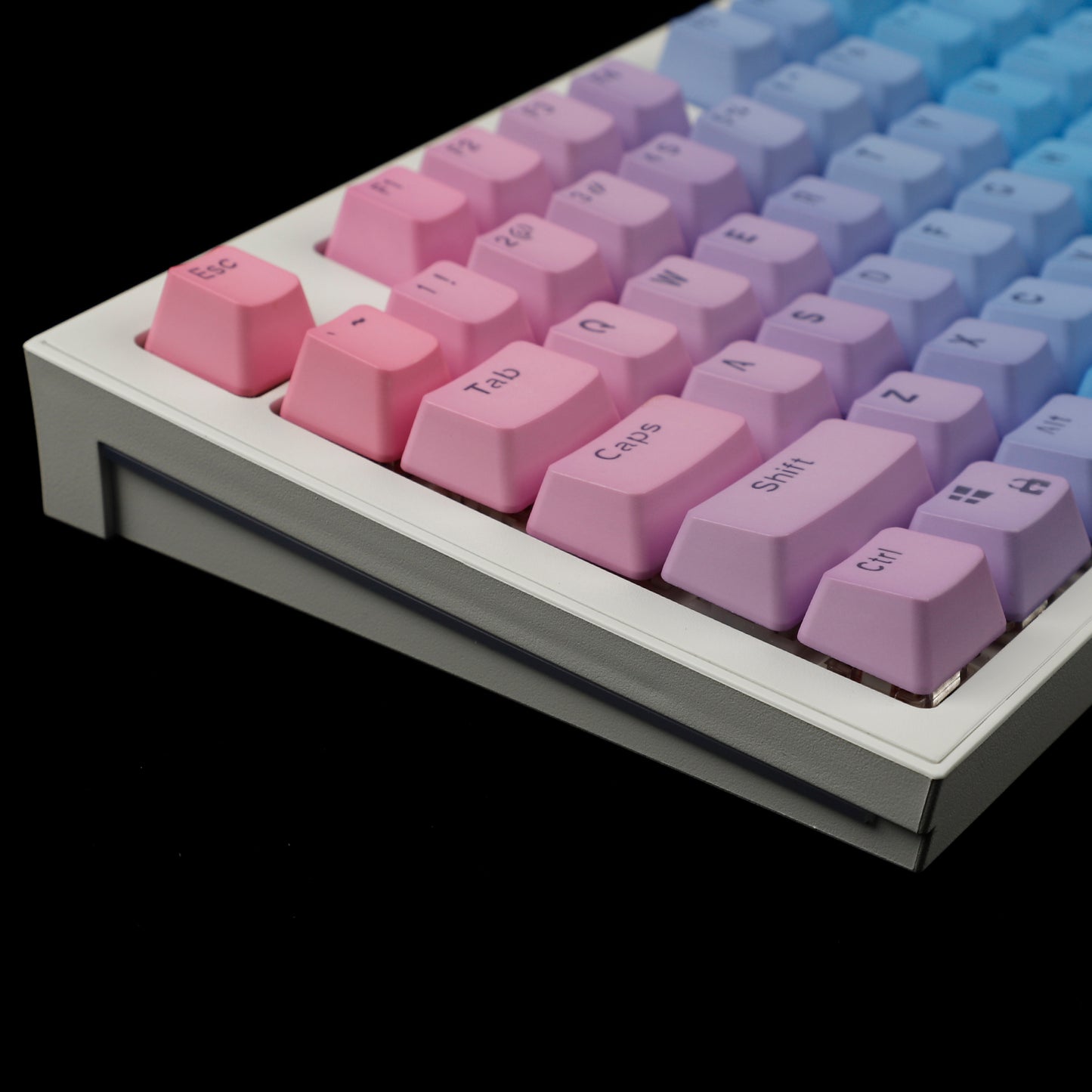 YMDK Sunset Theme Doubleshot Backlit 121 Keycaps(OEM Profile PBT )