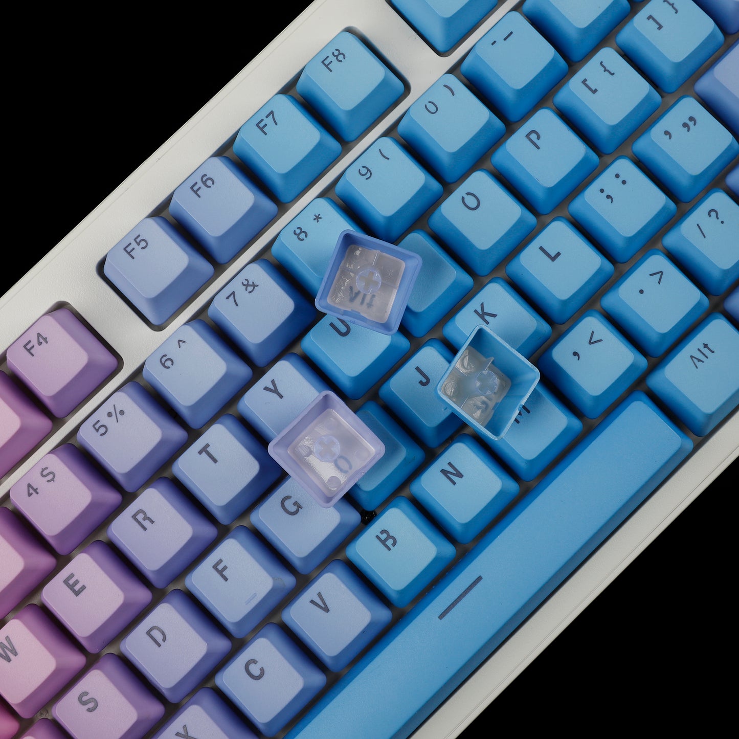 YMDK Sunset Theme Doubleshot Backlit 121 Keycaps(OEM Profile PBT )