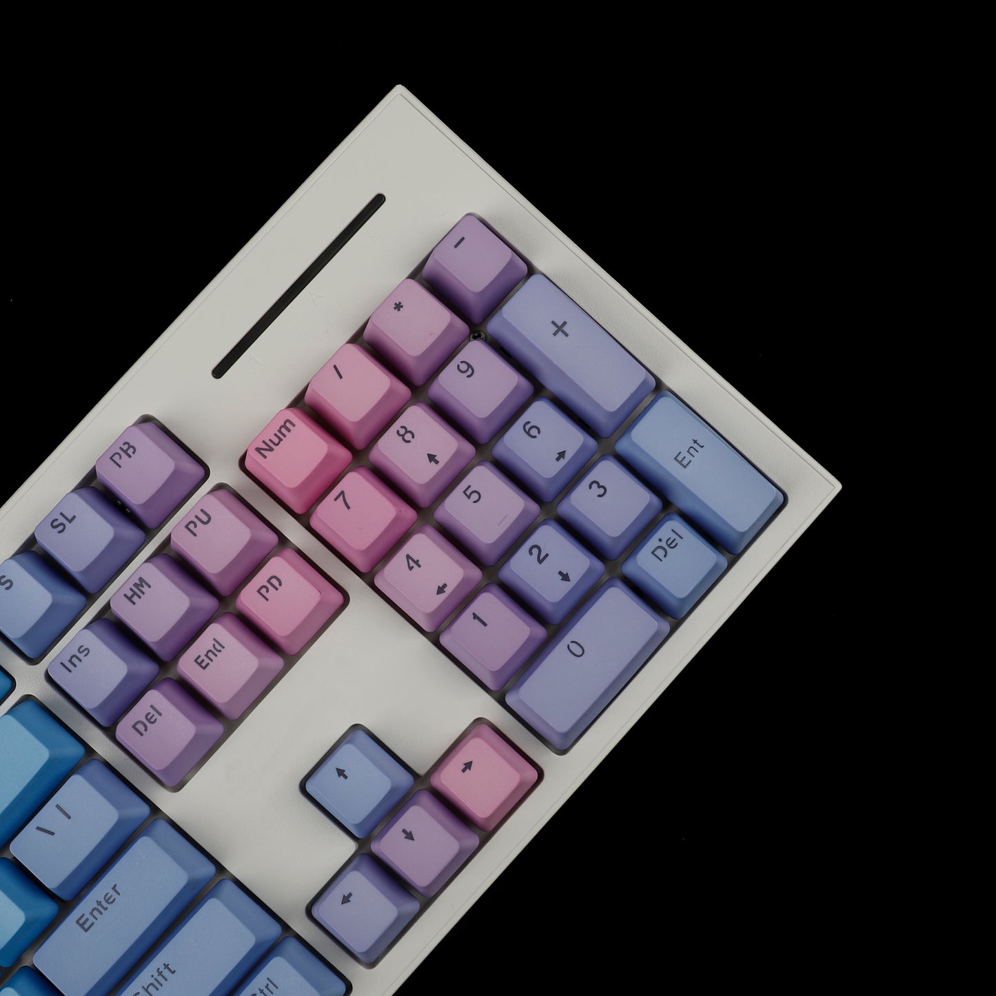 YMDK Sunset Theme Doubleshot Backlit 121 Keycaps(OEM Profile PBT )