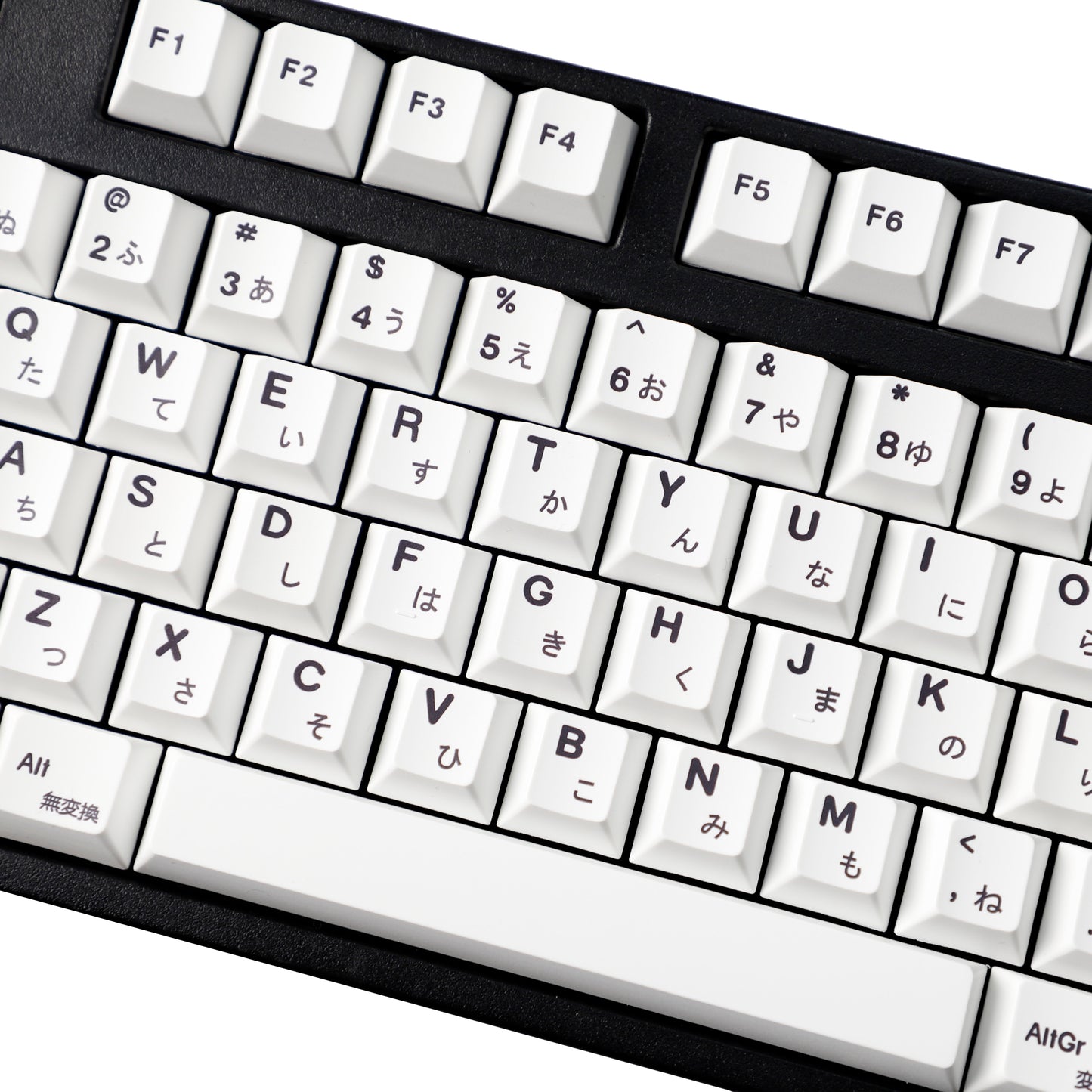 YMDK Minimalist English Japanese Thai Full Set Keycaps PBT Dye Sub  Cherry Profile for 61/75/87/98/100/104 MX Mechanical Keyboard