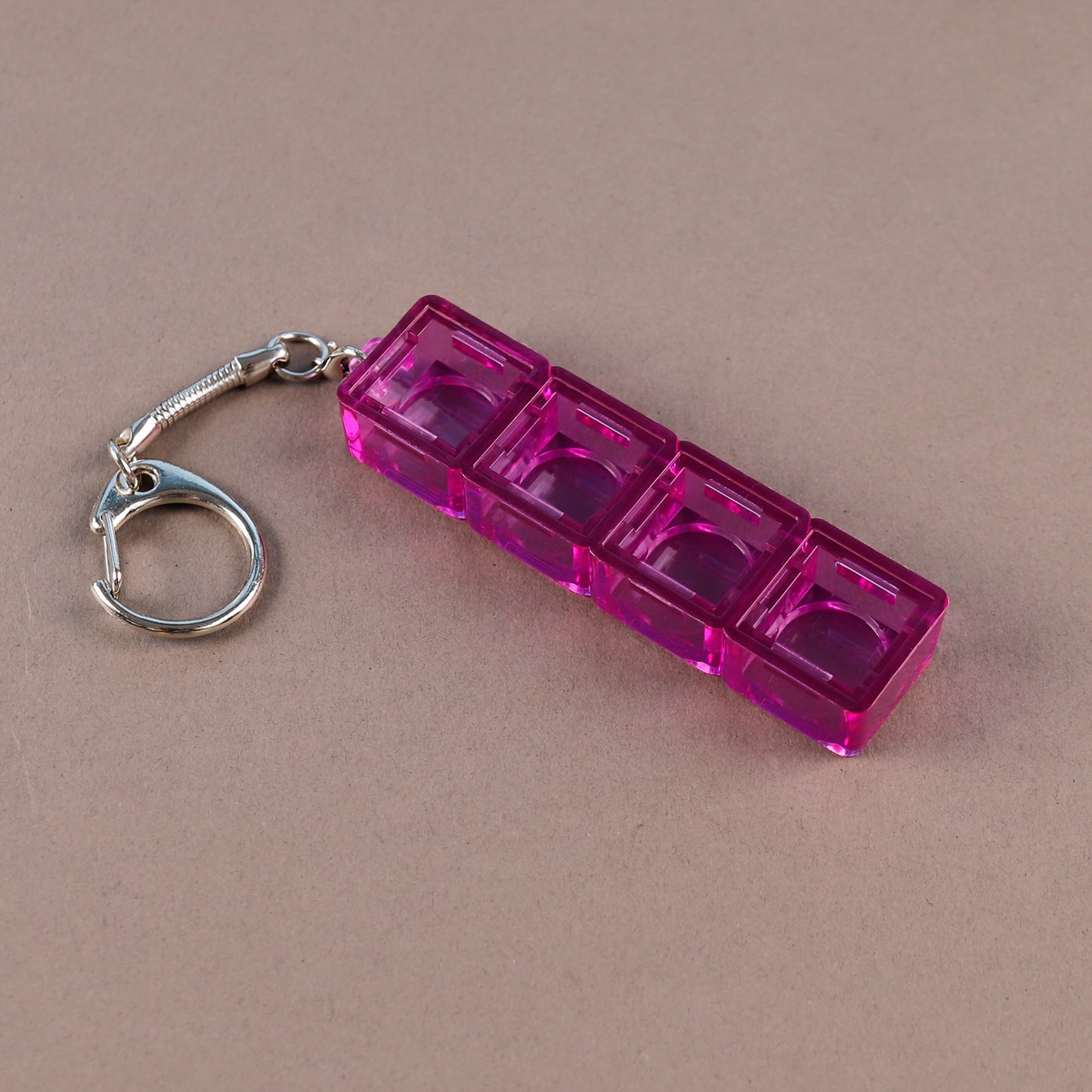 YMDK 2U 3U 4U Keychain Custom Stress Relief Gifts Toys Mechanical Switch PC Material For Keyboard Switches Tester Kit Without LED Light