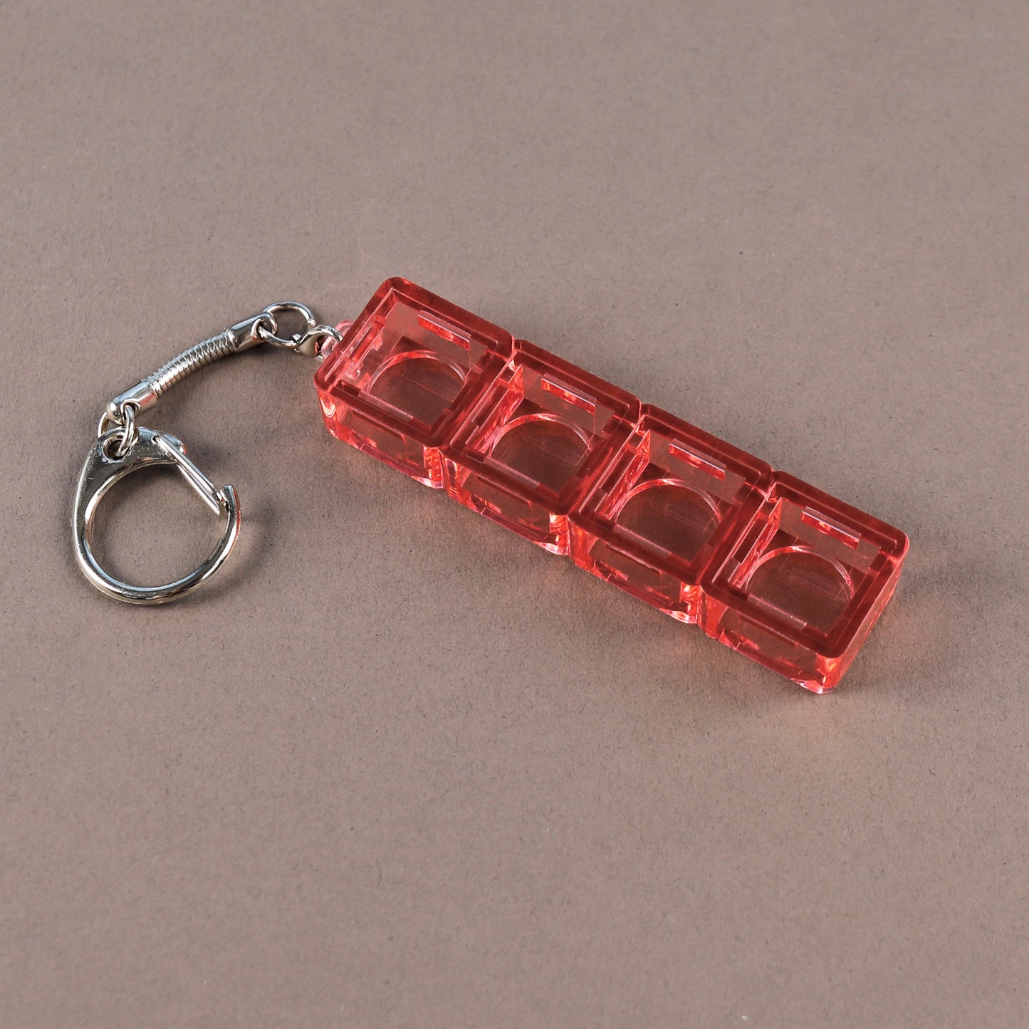 YMDK 2U 3U 4U Keychain Custom Stress Relief Gifts Toys Mechanical Switch PC Material For Keyboard Switches Tester Kit Without LED Light