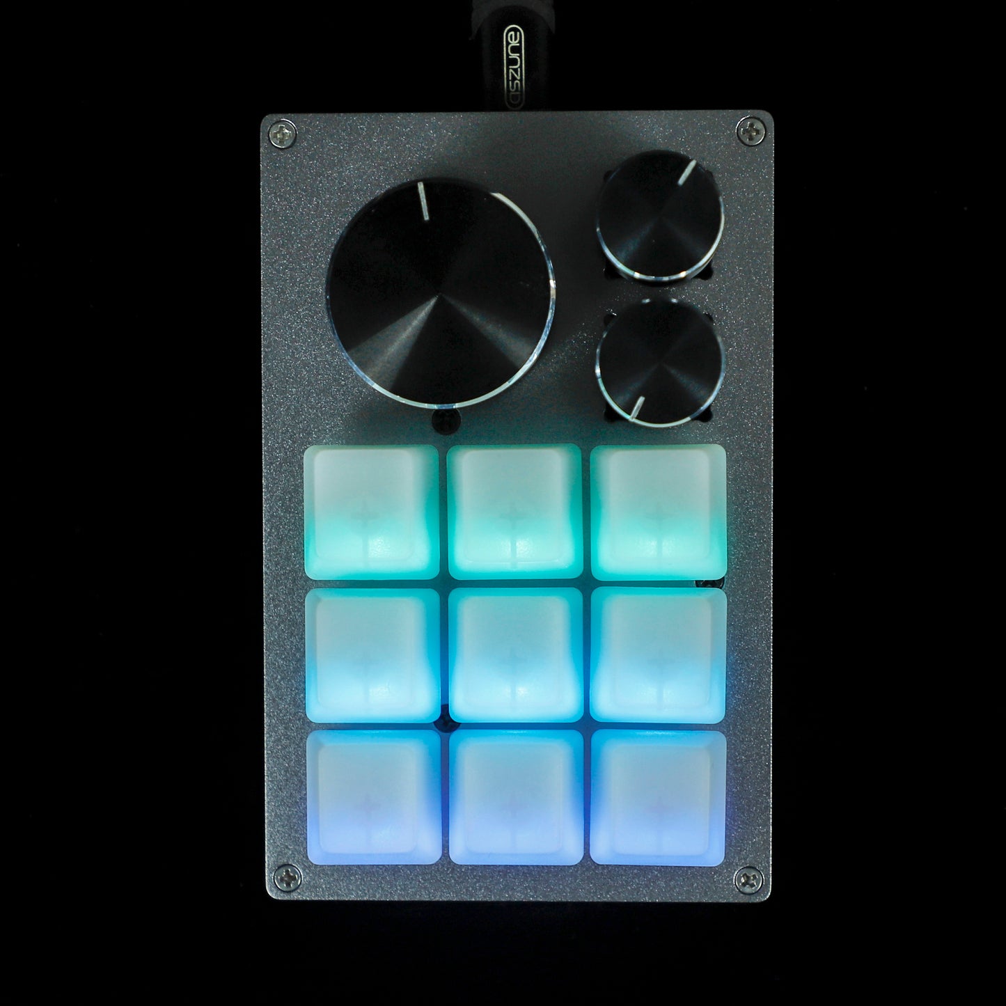 YMDK 12 Key CNC Aluminum Hotswap RGB Knob Support VIA VIAL Macro MX Switches Mechanical Keyboard Numpad For Gaming Photoshop