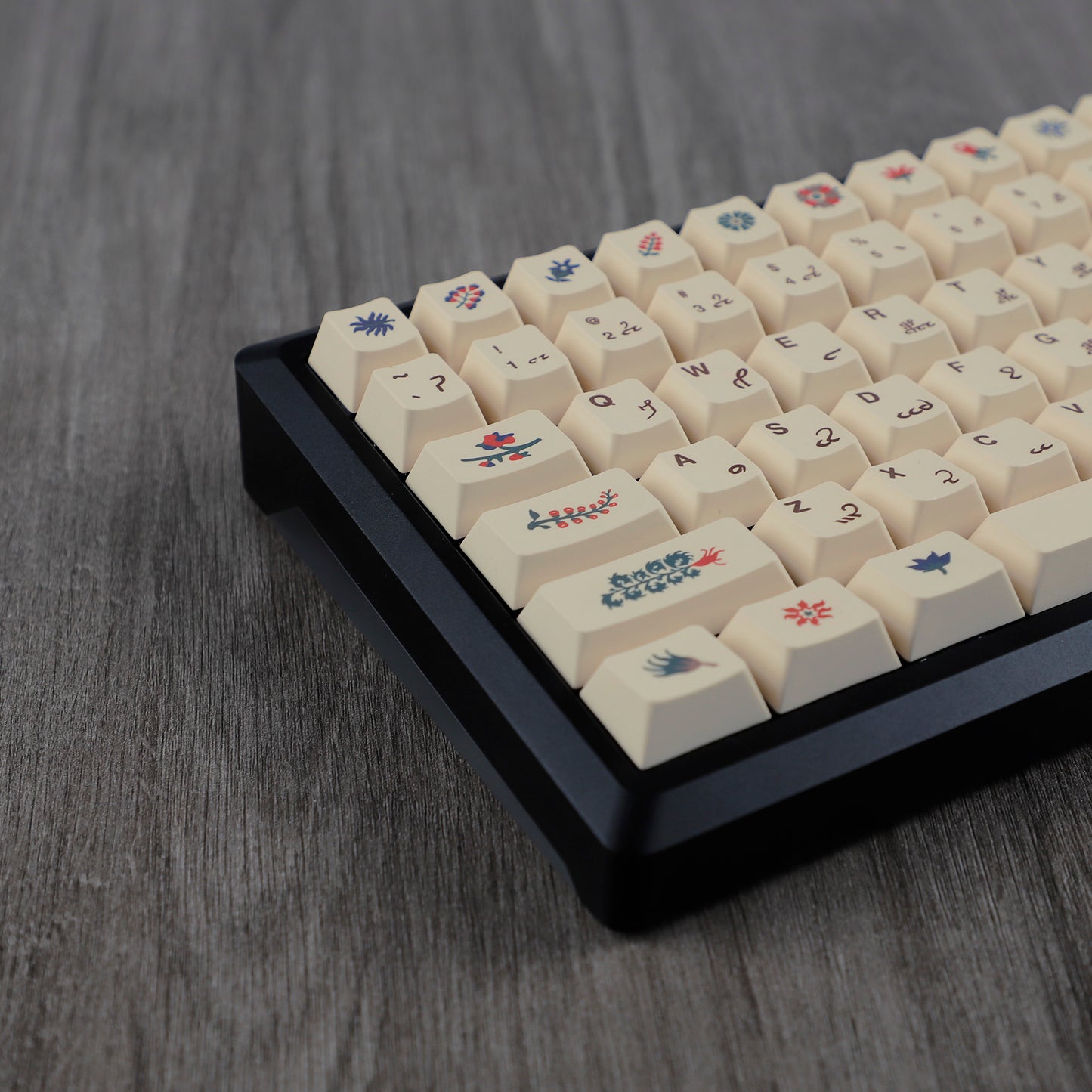 Manuscript Theme Keycaps 135 Keys PBT Dye Sublimation Top Print Cherry Profile Keycap For Mechanical keyboard