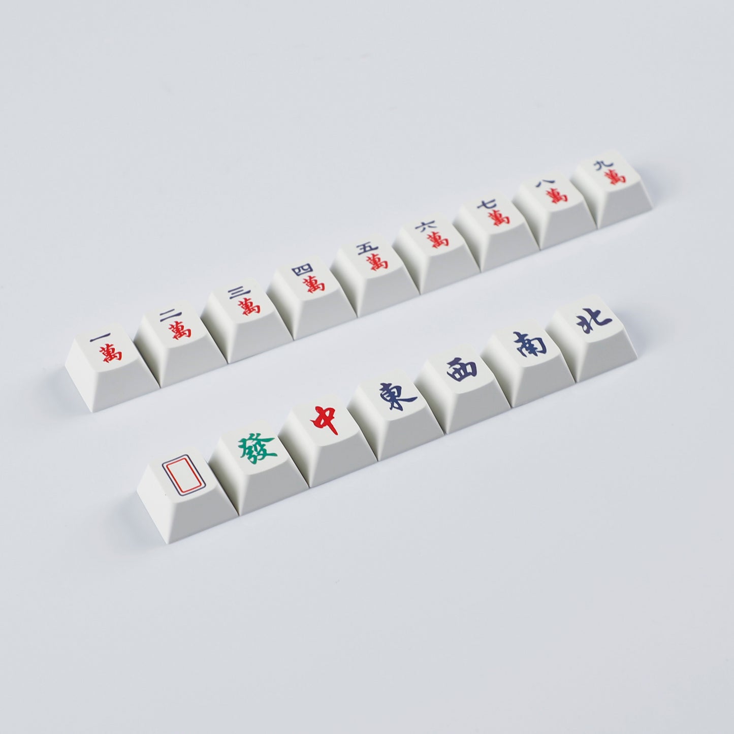 YMDK Mahjong Theme Personalized Keycaps Novel Creative PBT Key Cap Cherry Profile R4 Dye Sub KeyCap for MX Mechanical Keyboard